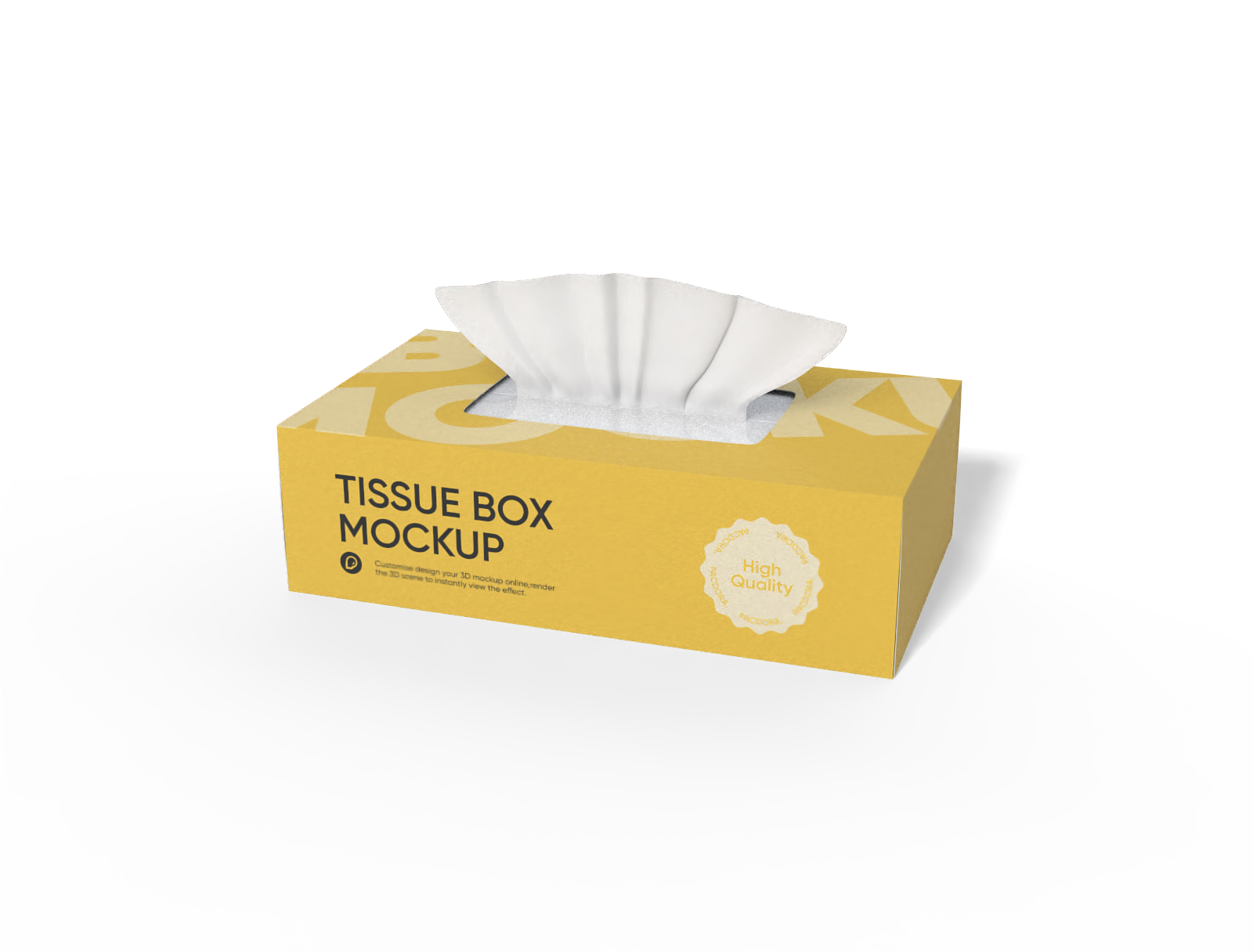 Tissue box mockup