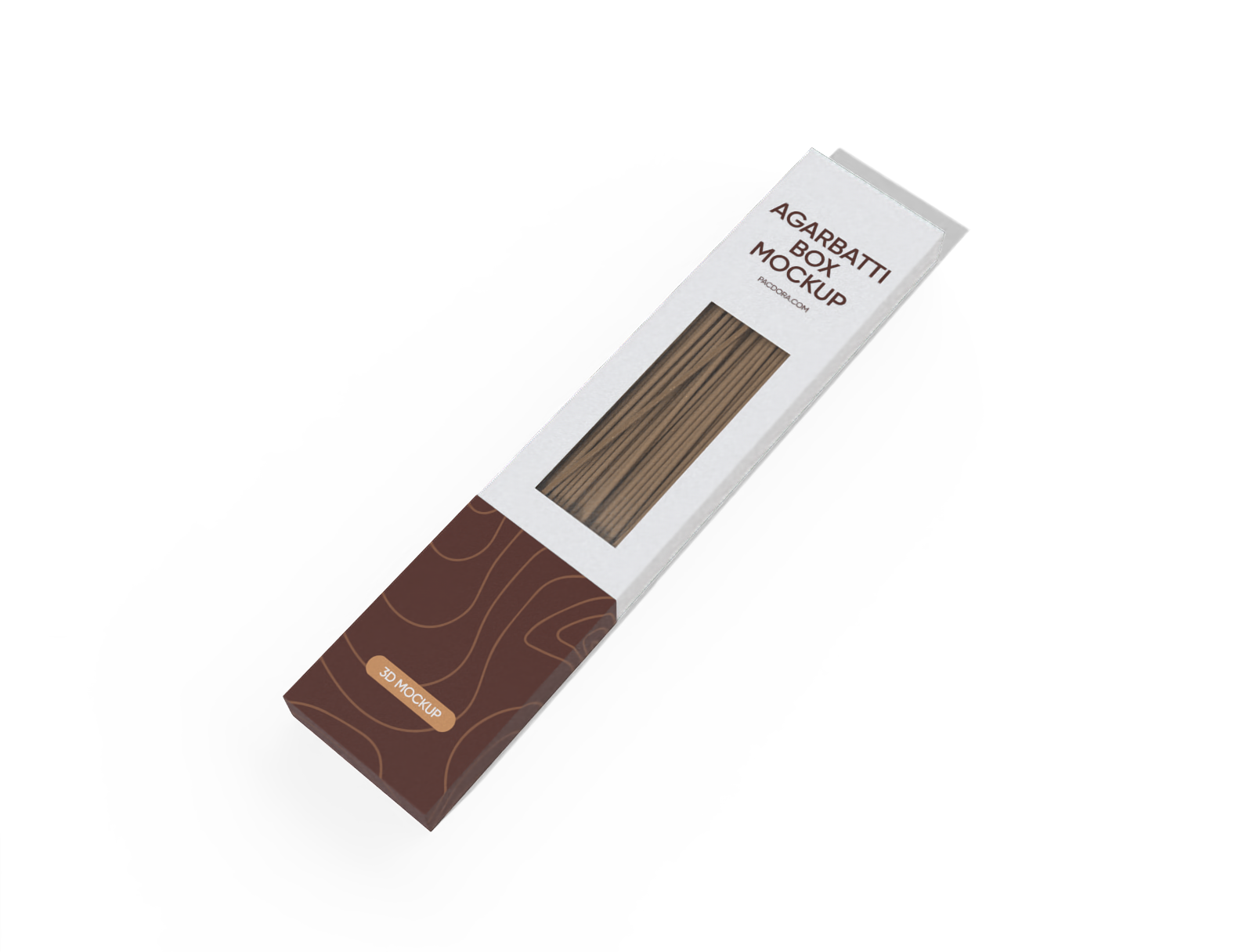 Agarbatti box mockup