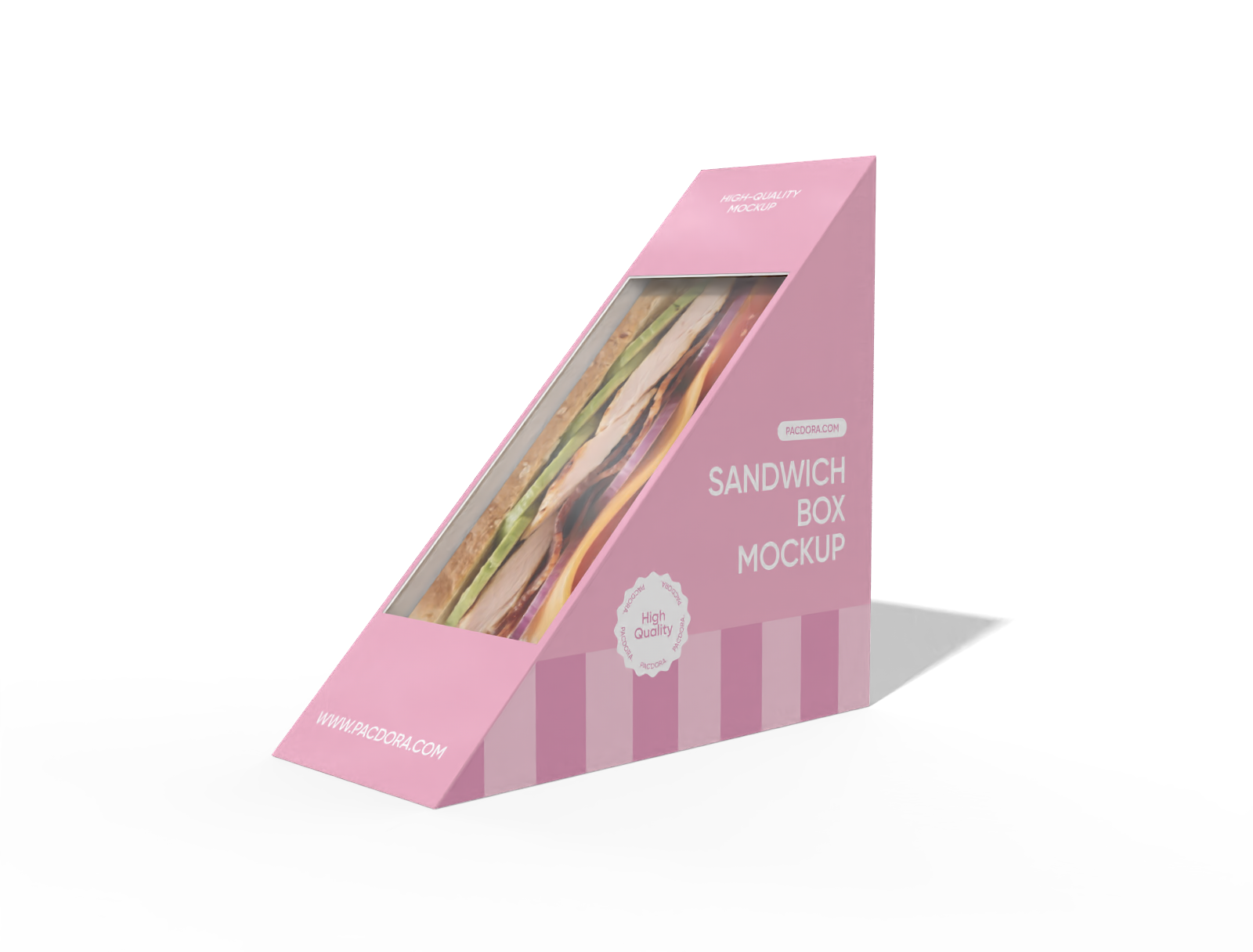 Sandwich box mockup