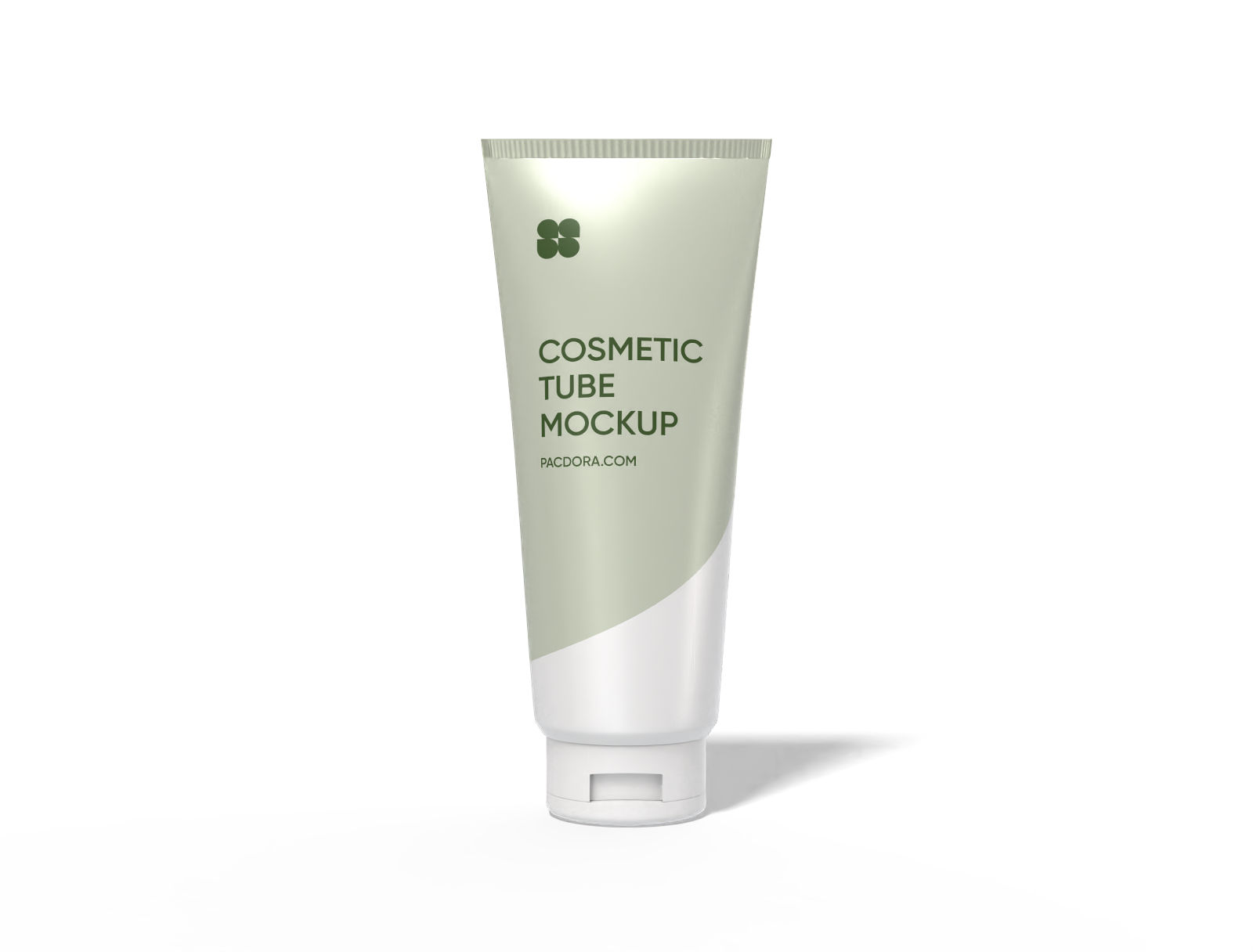 100 ml face wash tube mockup