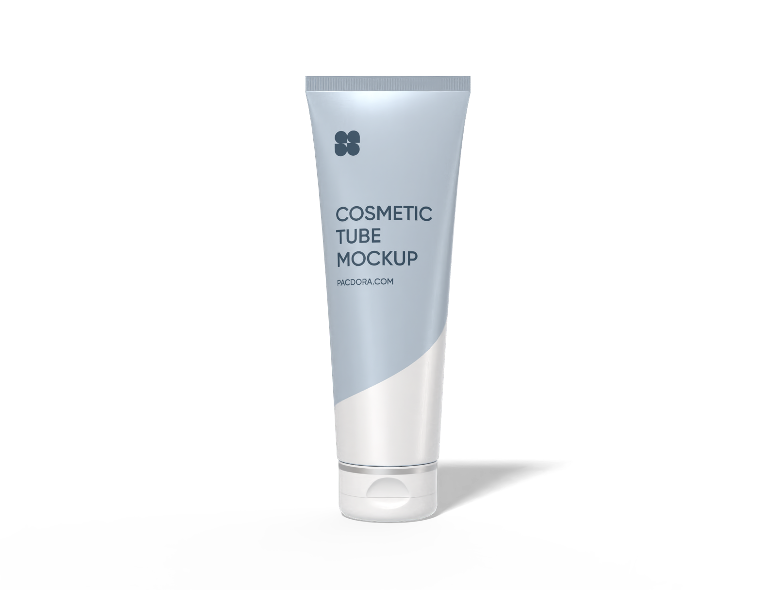 100 ml face wash tube mockup