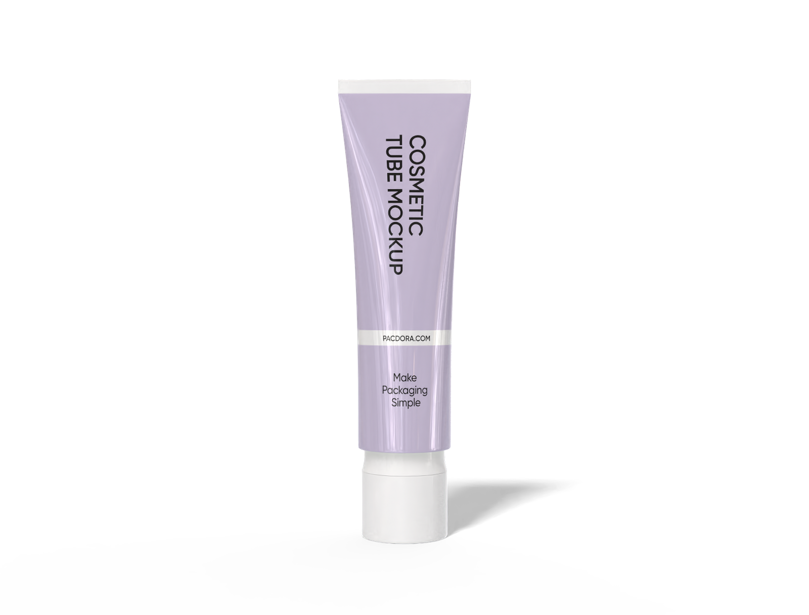 Cosmetic tube mockup