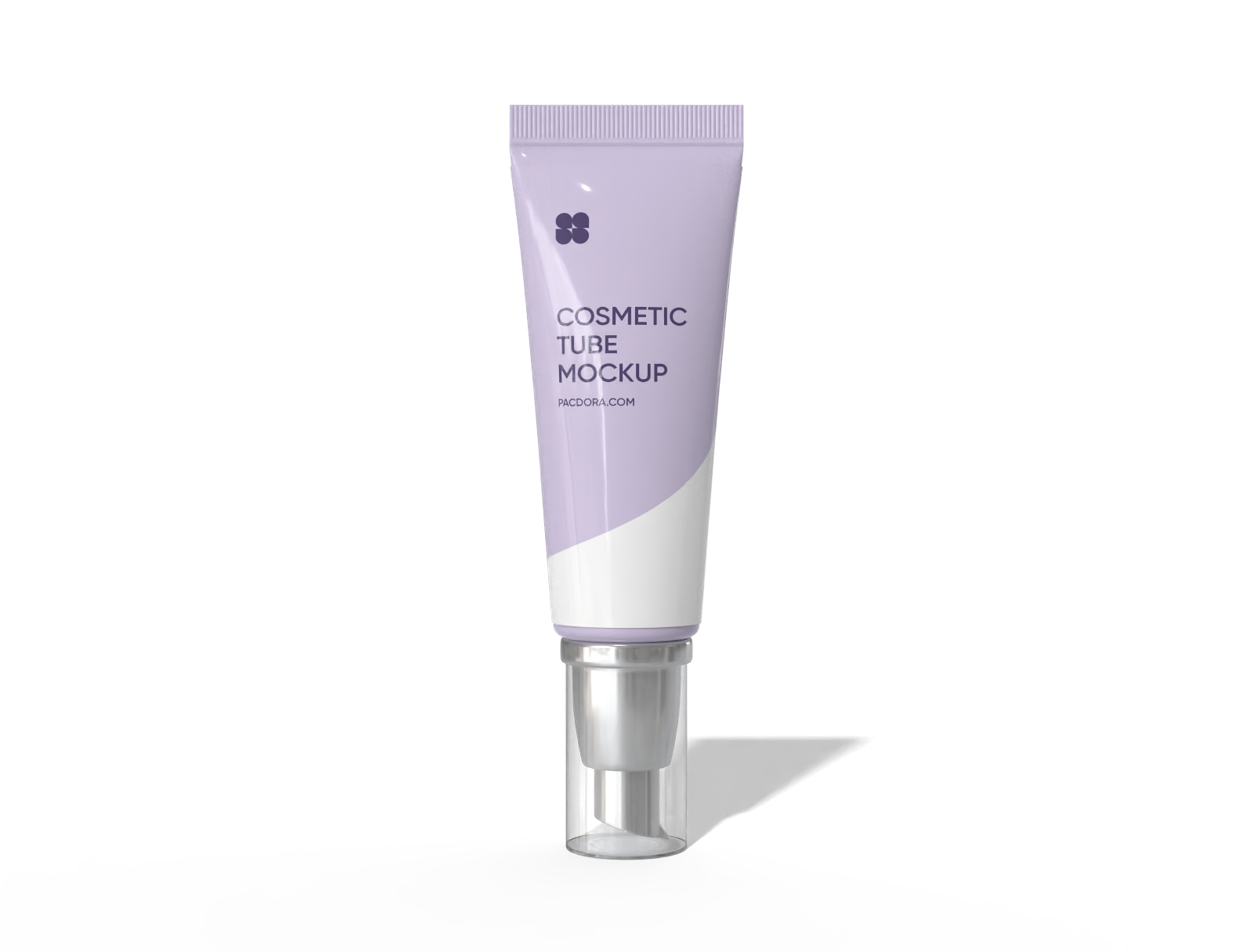 Mockup de bisnaga cosmética de 30 ml com doseador