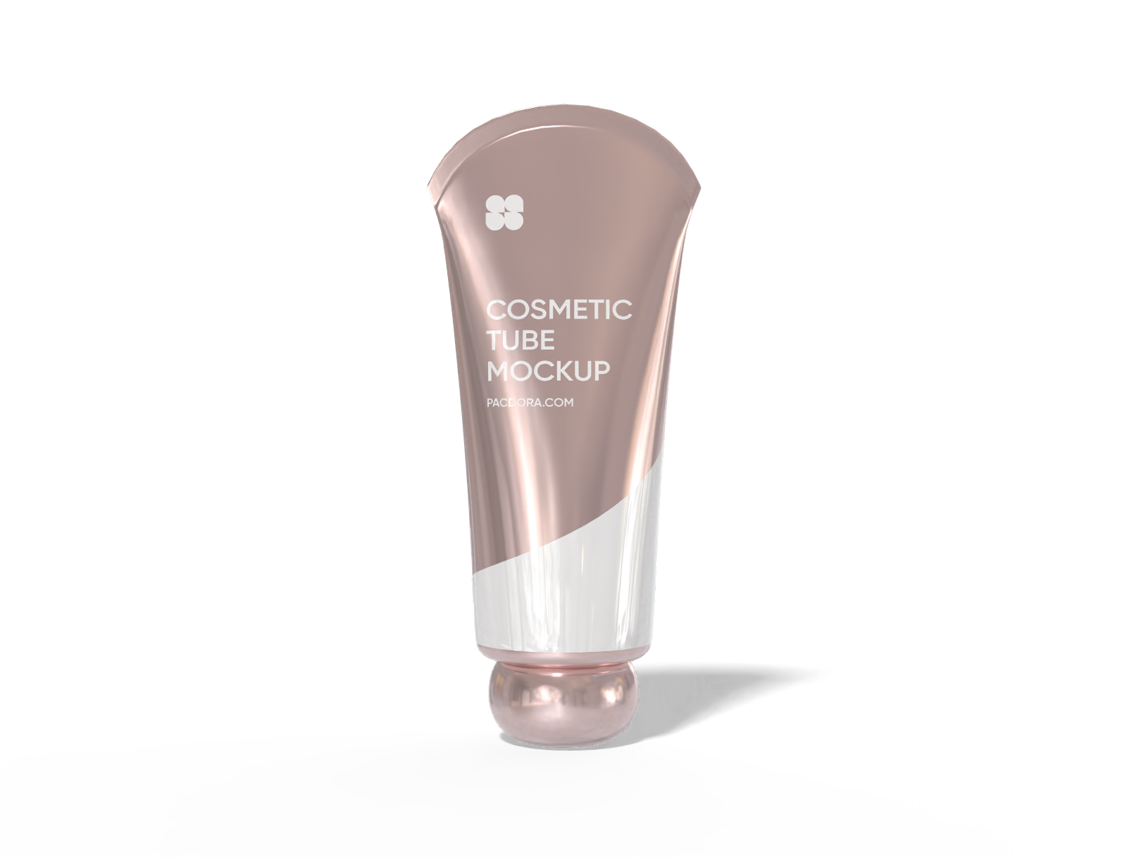100 ml face wash tube mockup