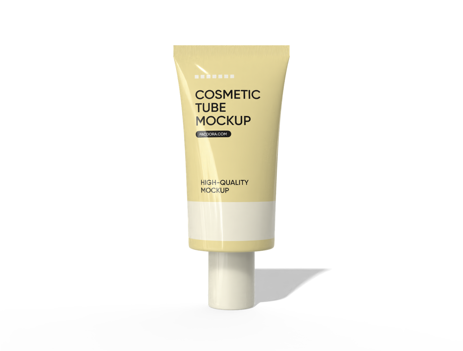 45 ml cosmetic tube mockup