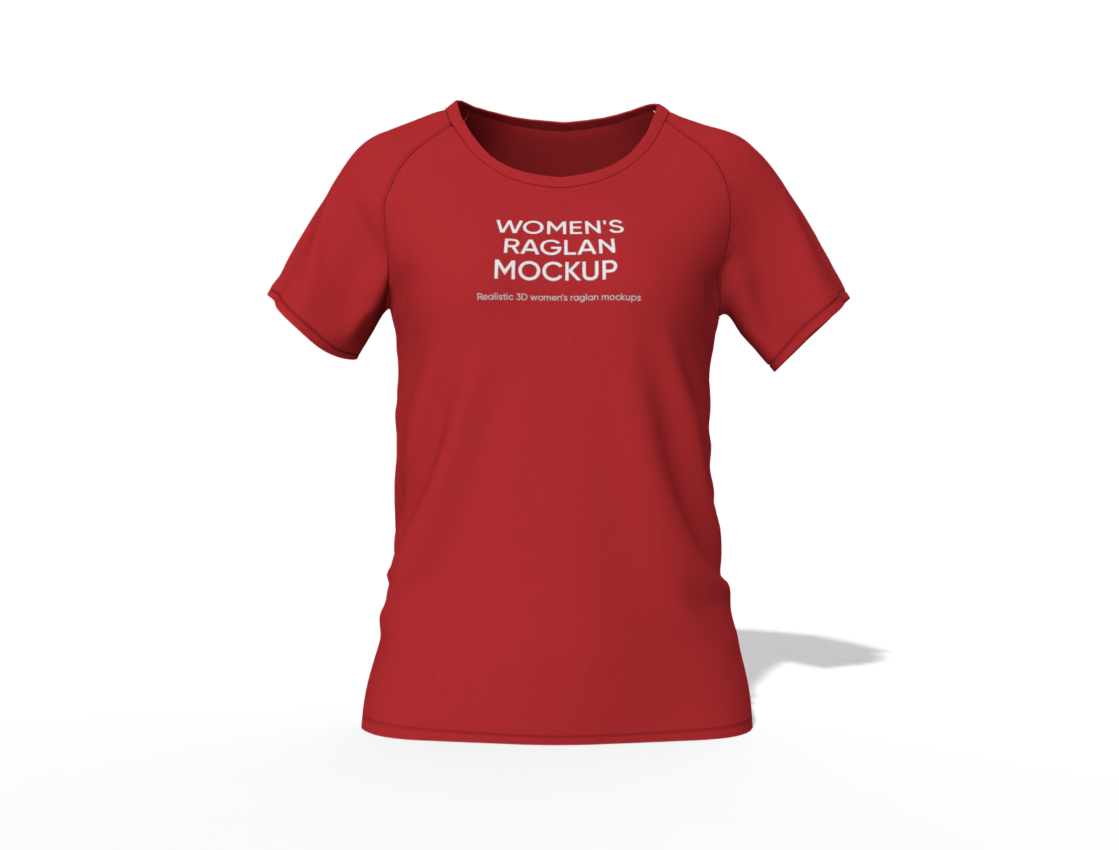 Raglan t-shirt mockup