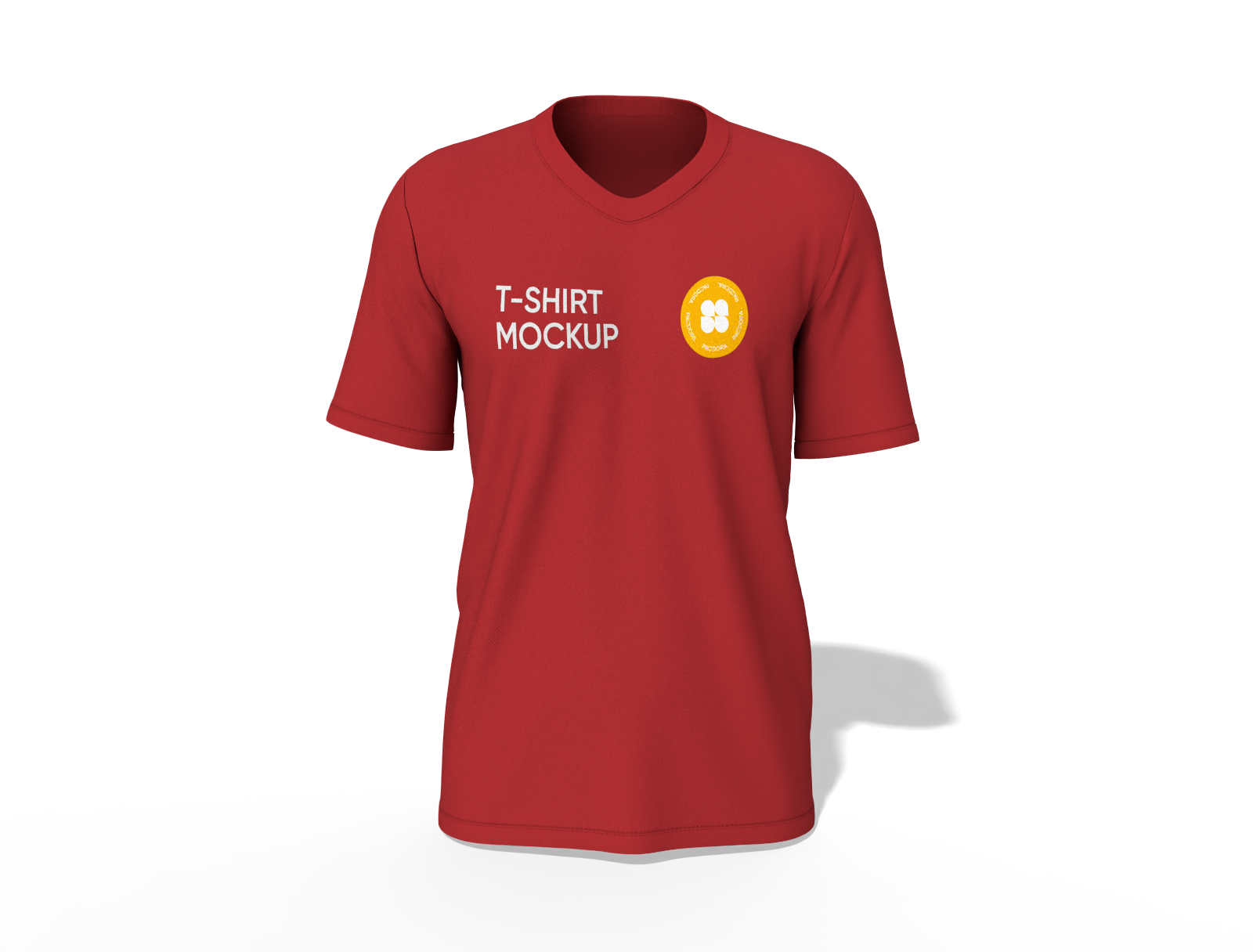 Short sleeved T-shirt mockup
