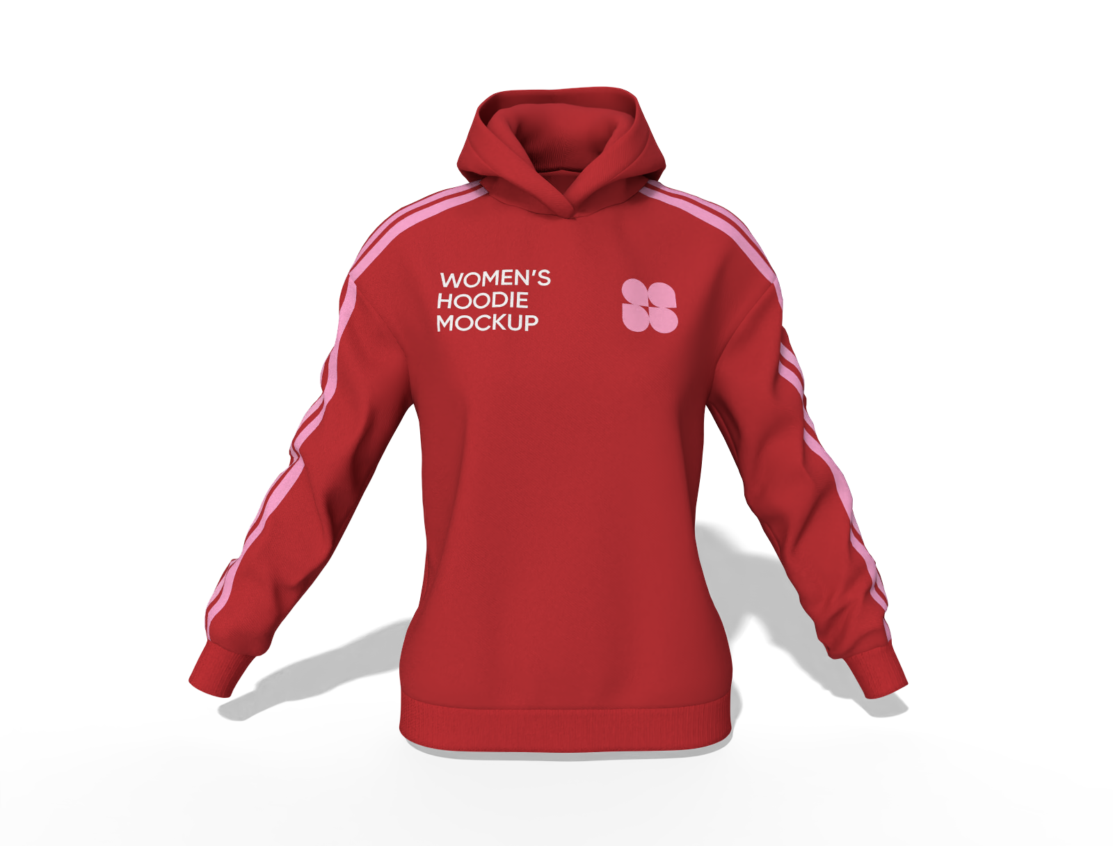 Women's hoodie mockup