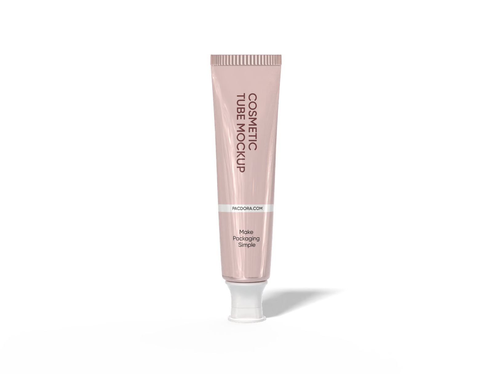 75 g toothpaste tube mockup