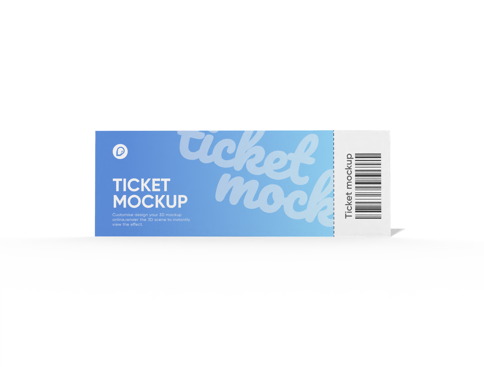Ticket mockup