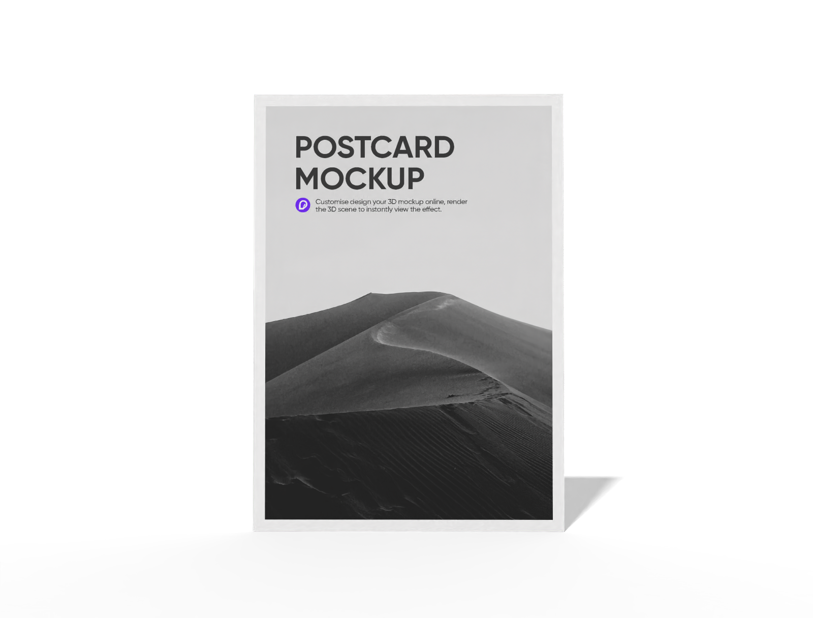 A6 postcard mockup