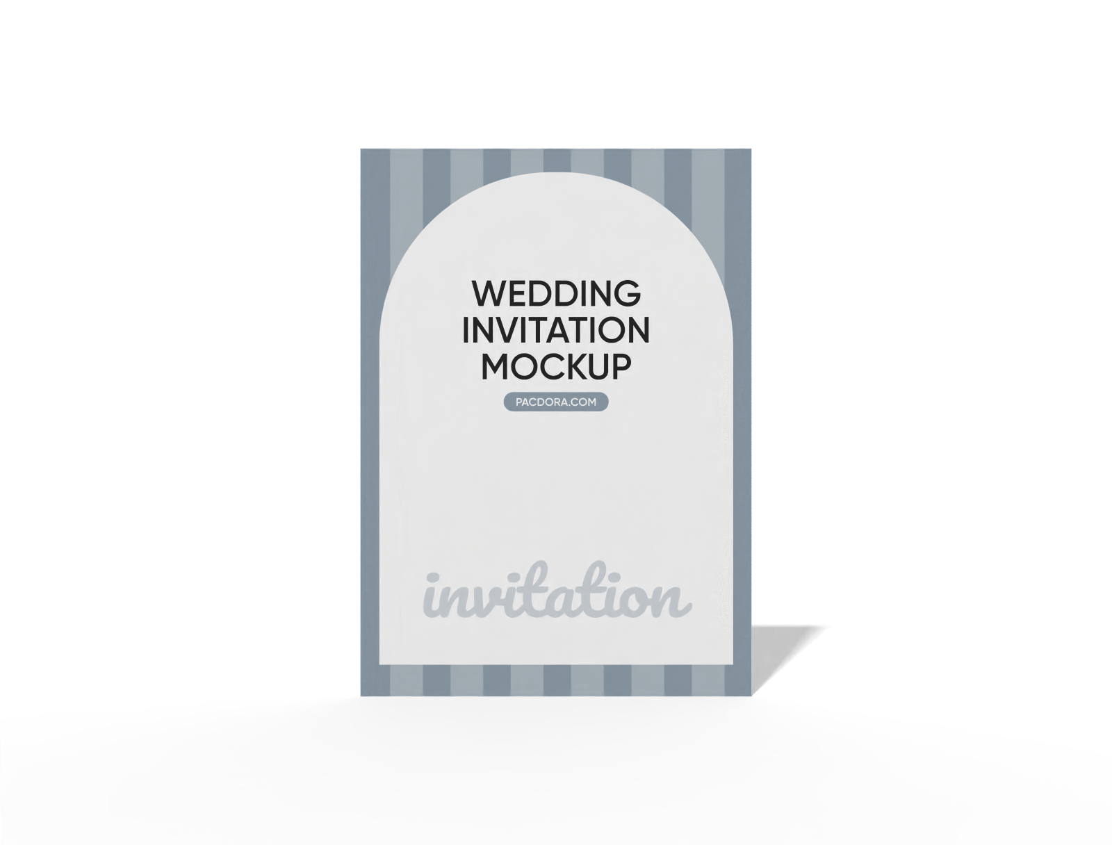 Wedding invitation mockup
