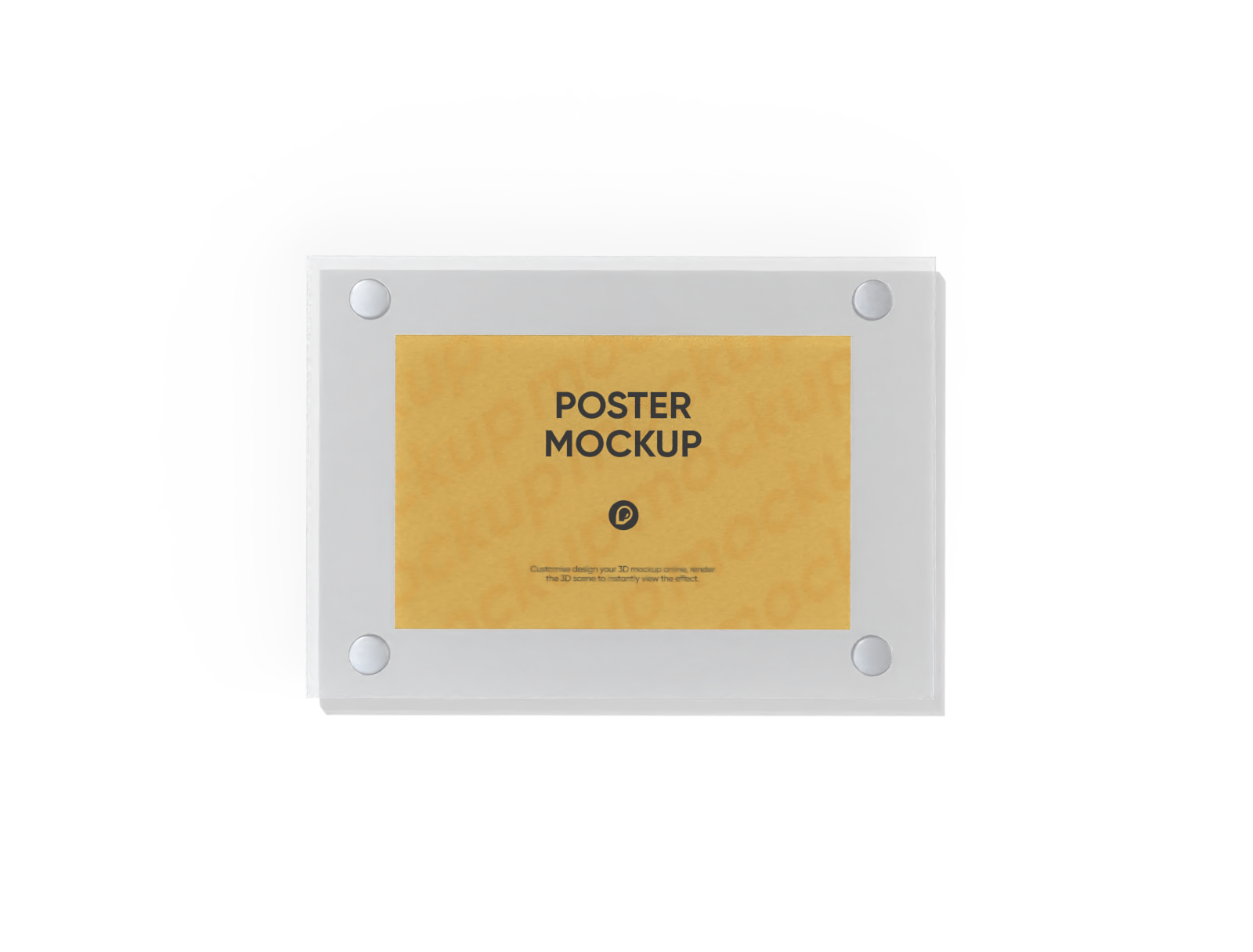 11x17 horizontal poster mockup