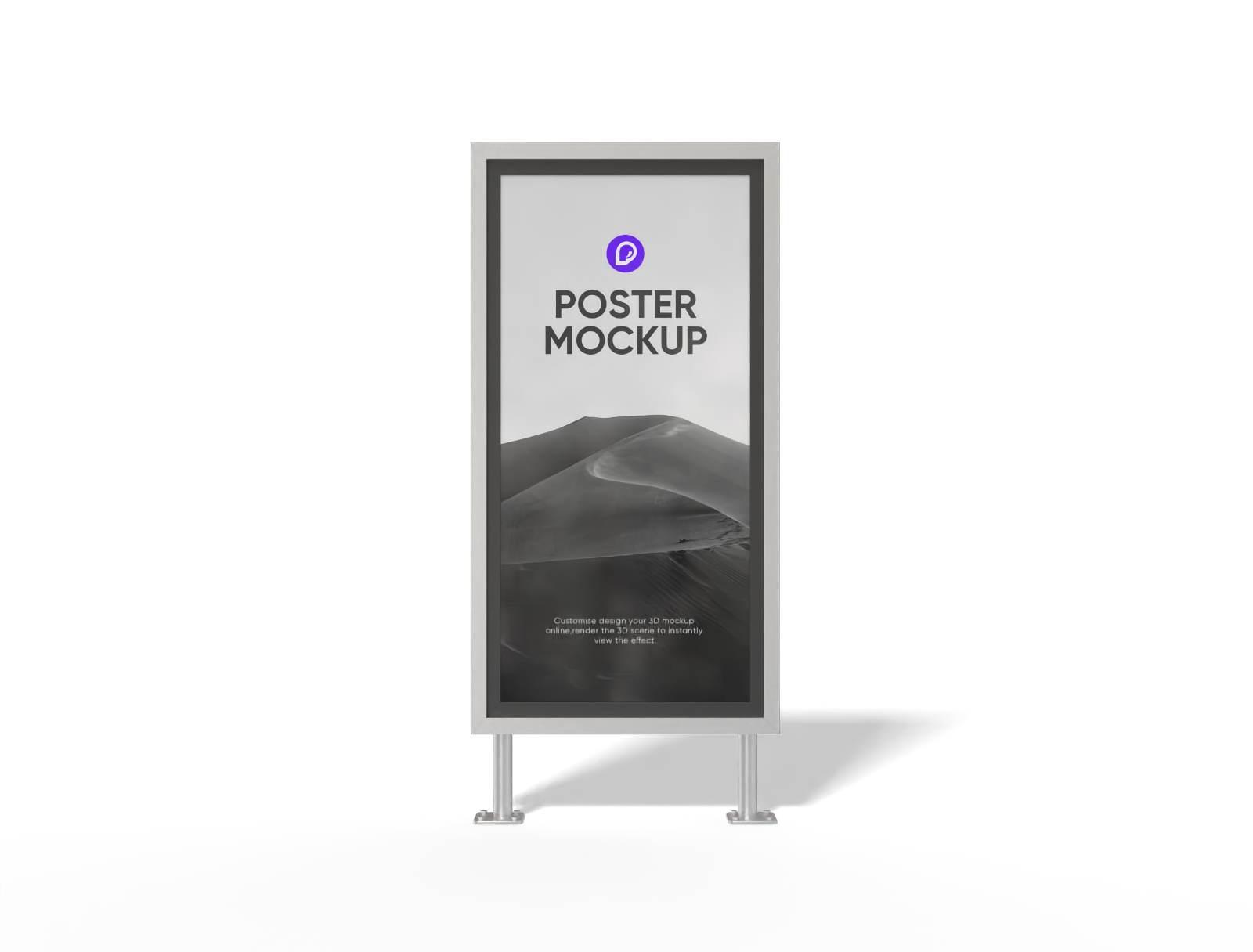 Urban poster mockup