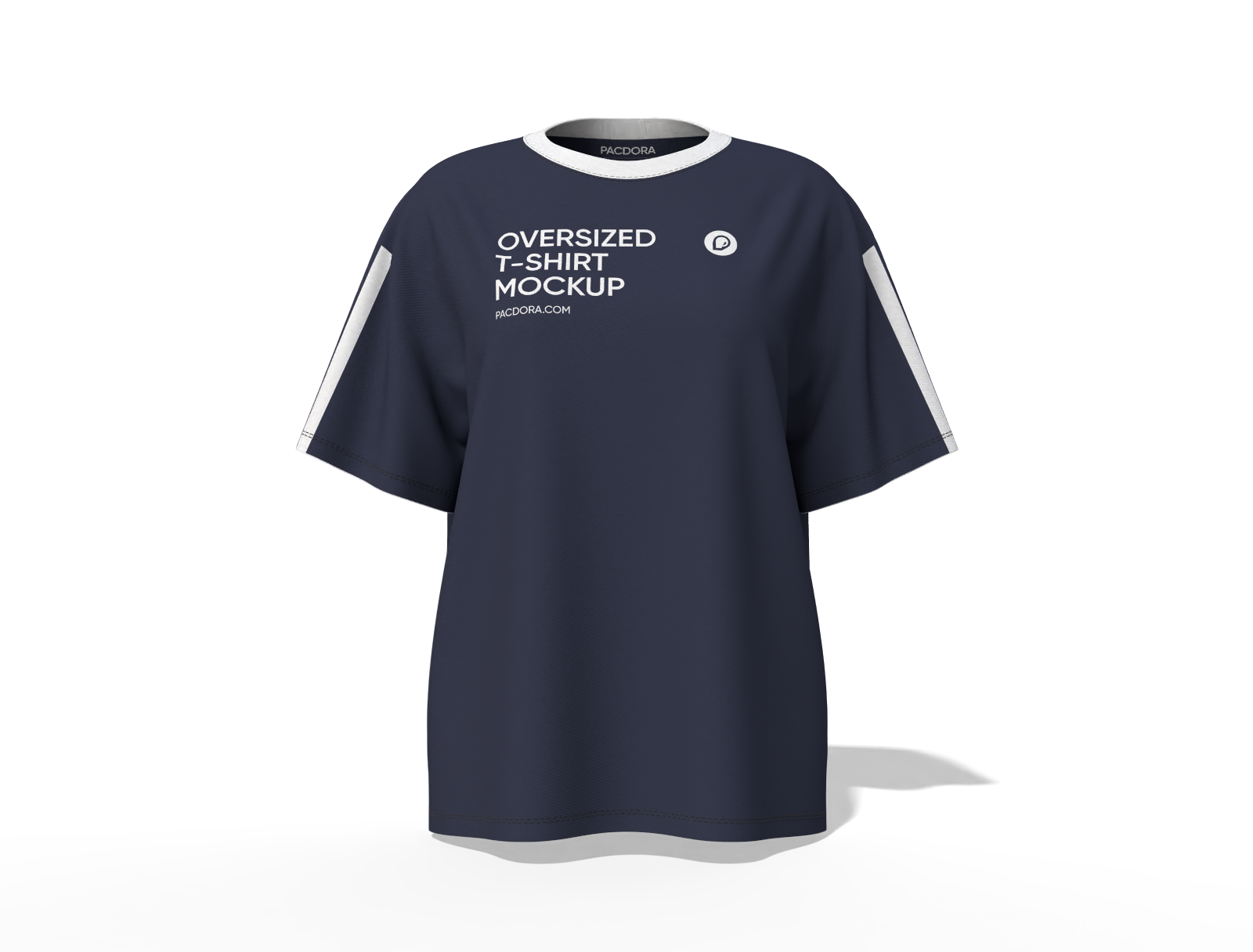 Oversized t-shirt mockup