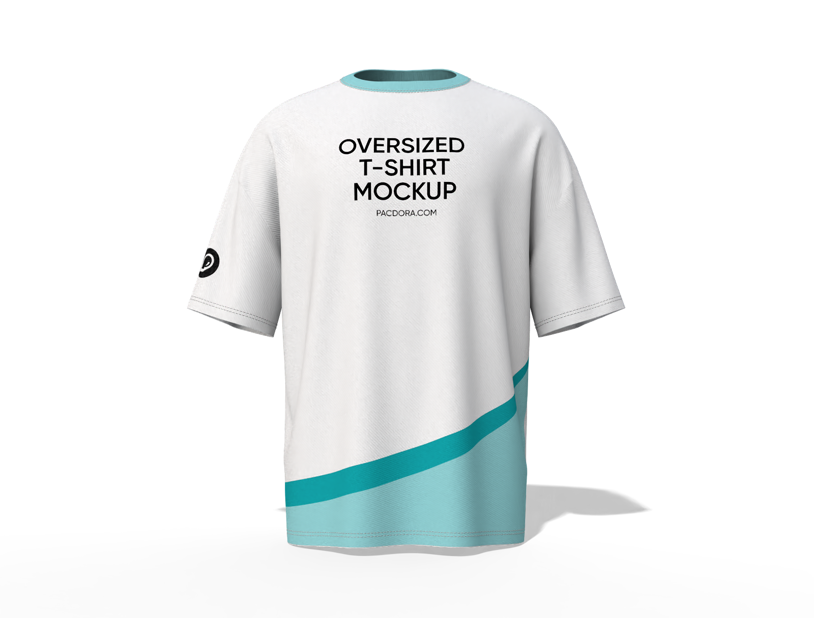 Oversized t-shirt mockup