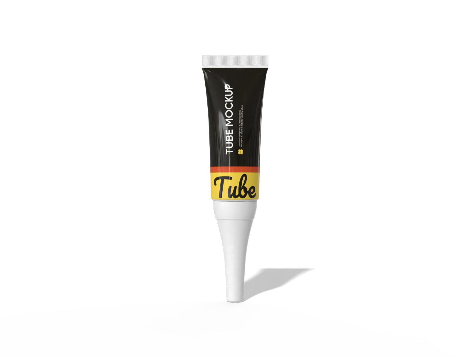 3 × 2 × 11 cosmetic tube mockup