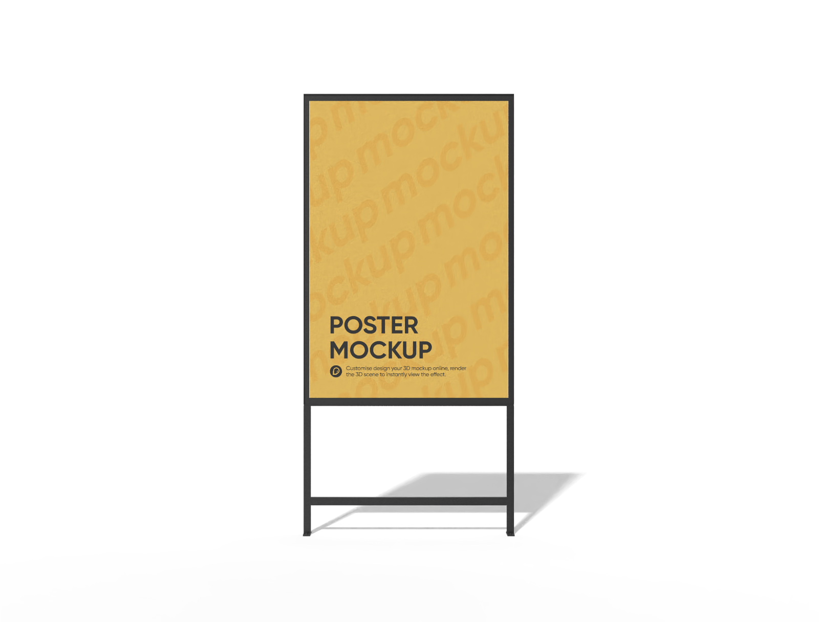 Urban poster mockup