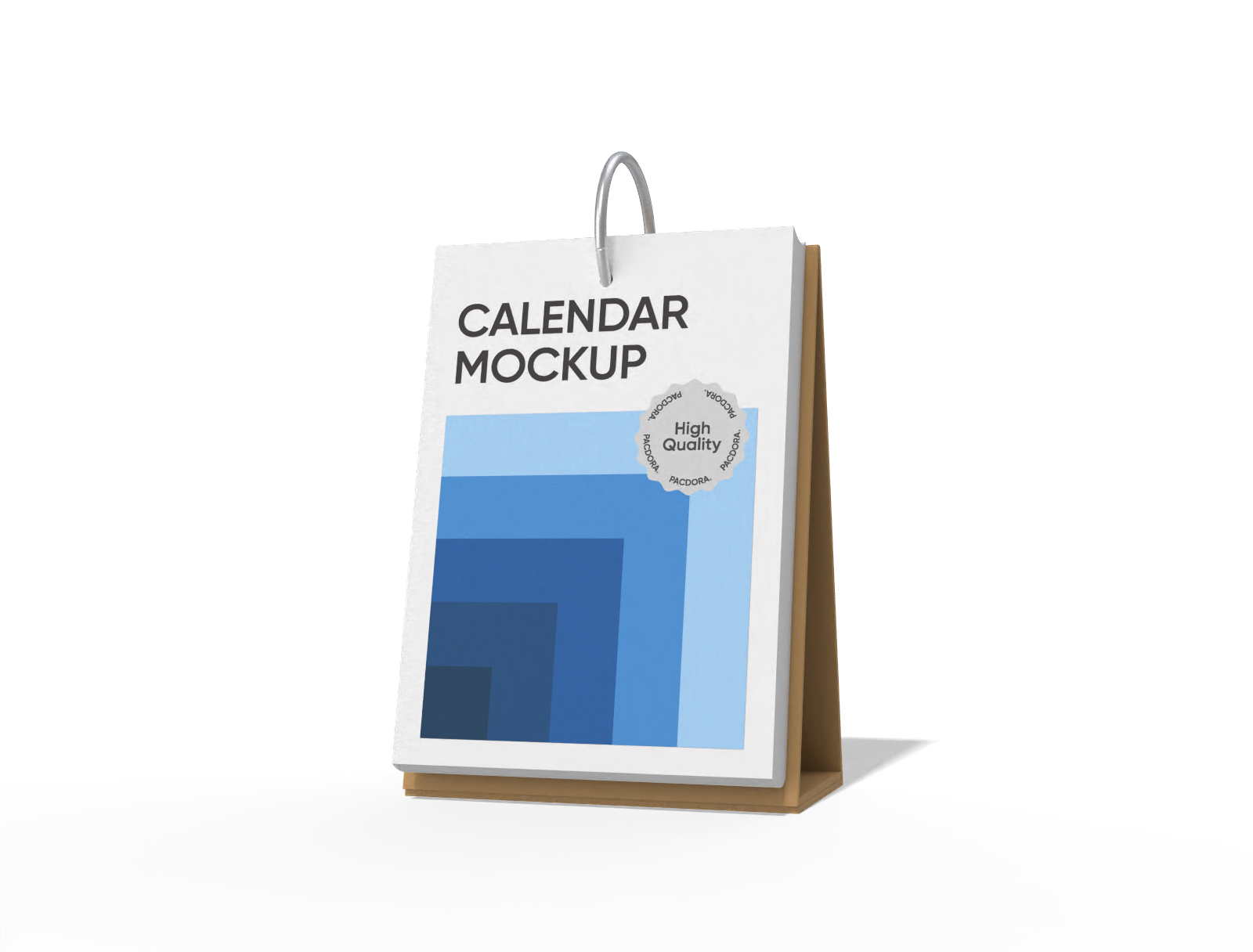 Desk calendar mockup