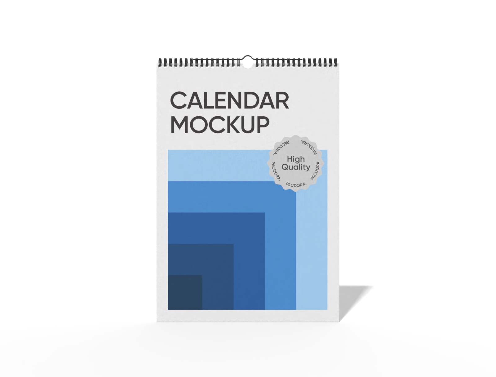 A4 wall calendar mockup