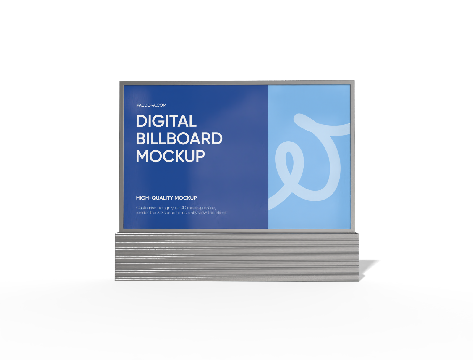 Digital billboard mockup
