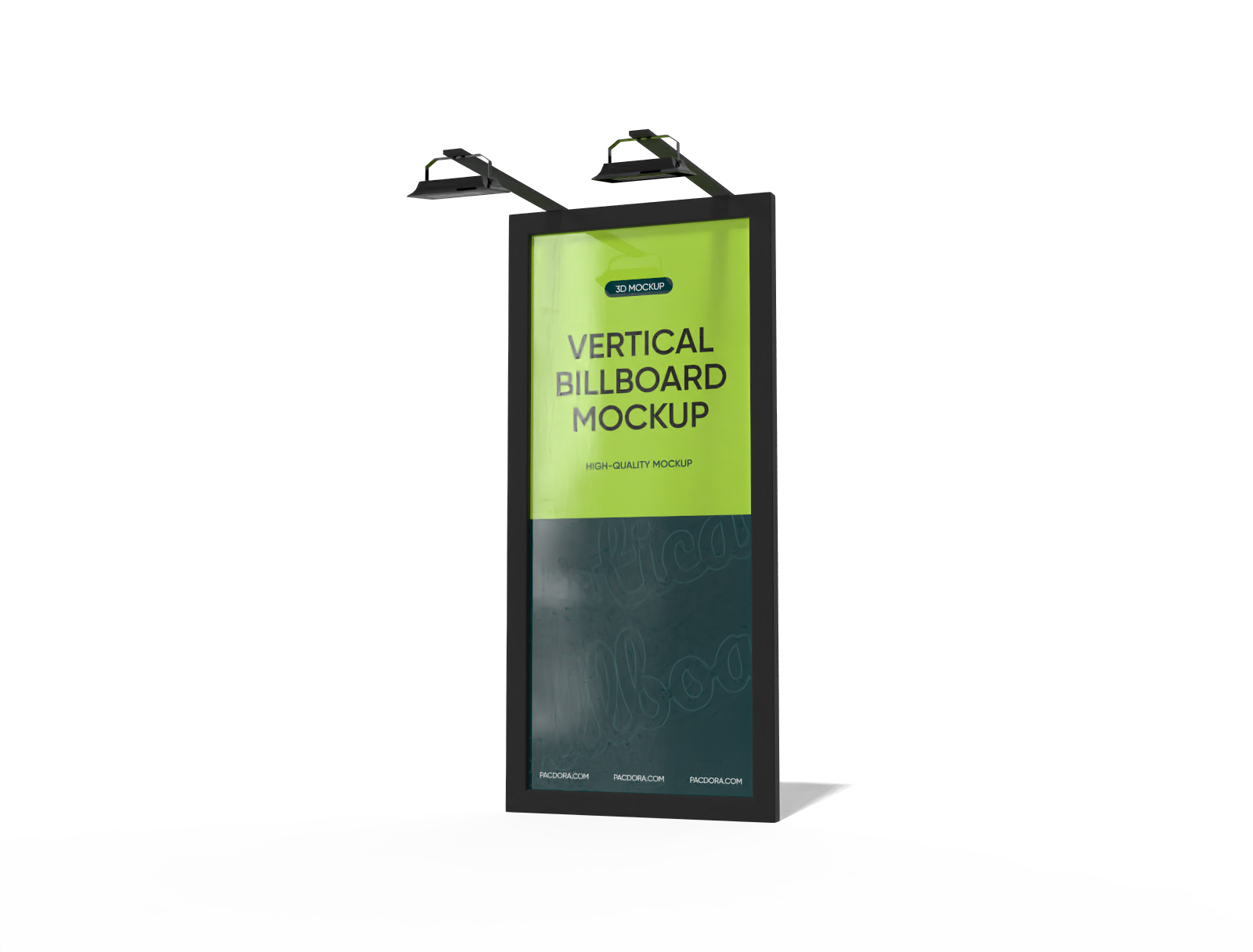 Vertical billboard mockup