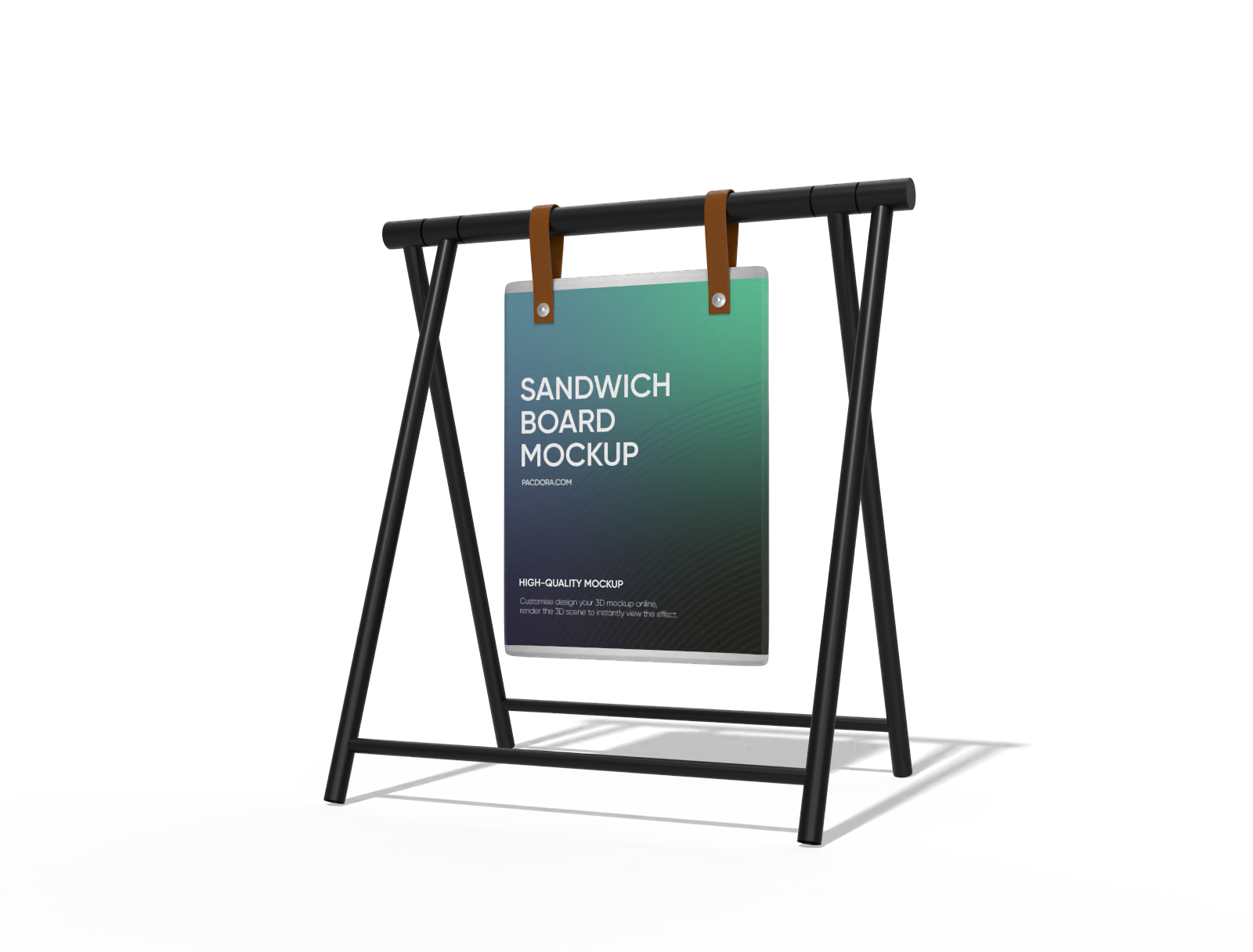 Sandwich board mockup