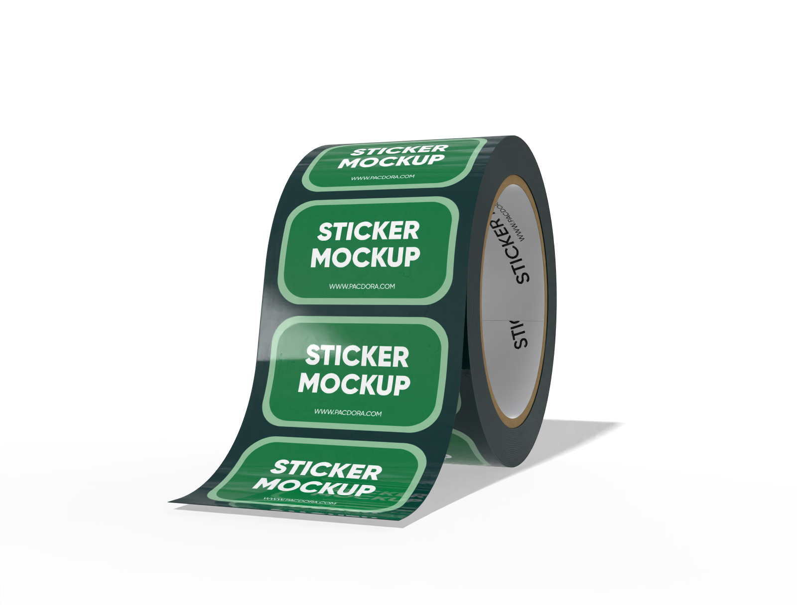 Sticker tape mockup