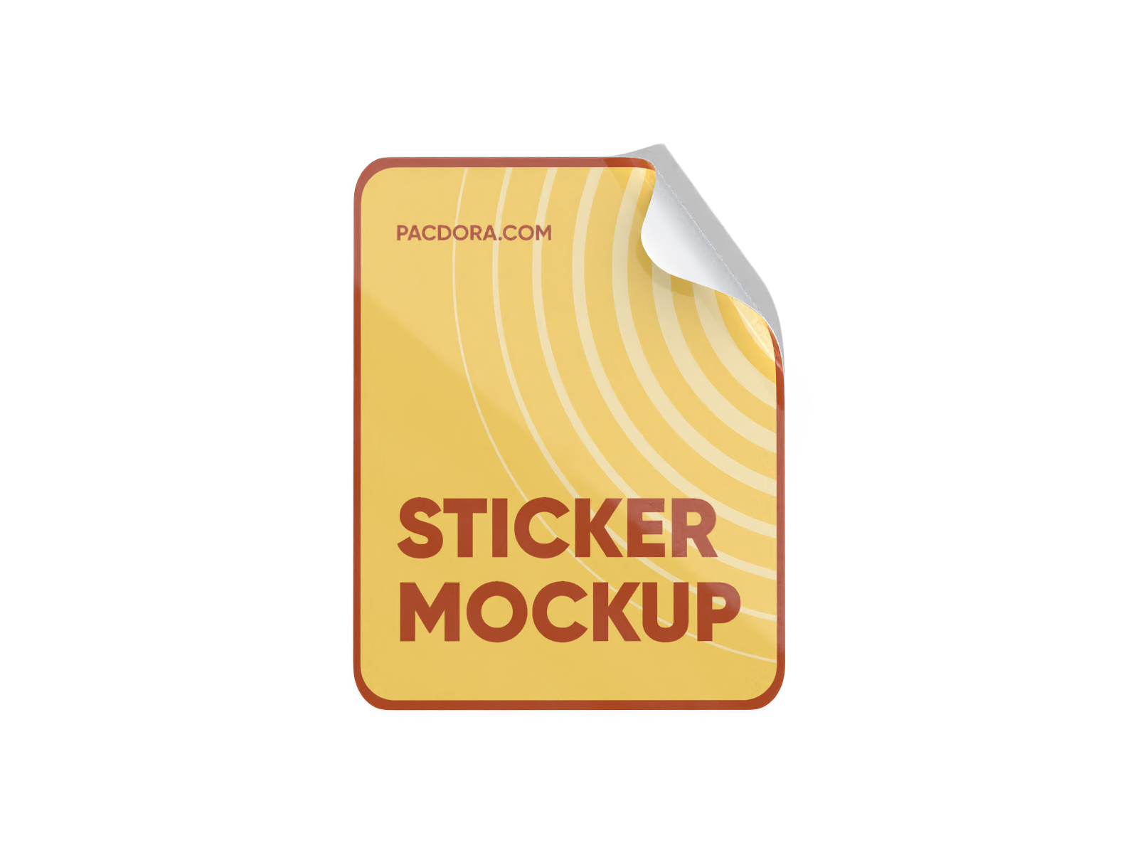 Sticker mockup
