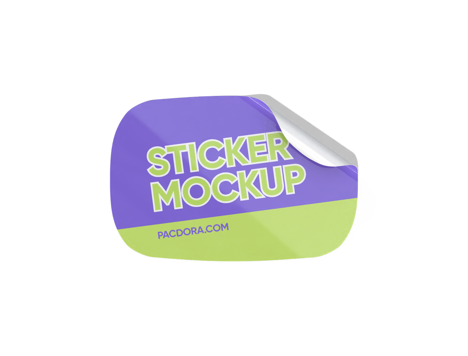 Sticker mockup