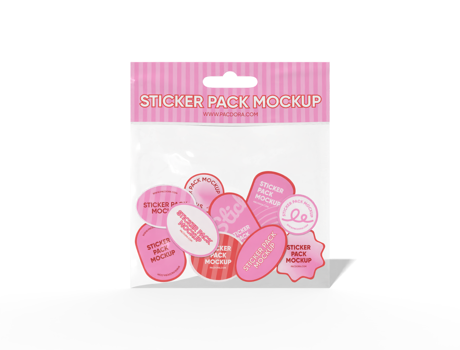 Sticker pack mockup