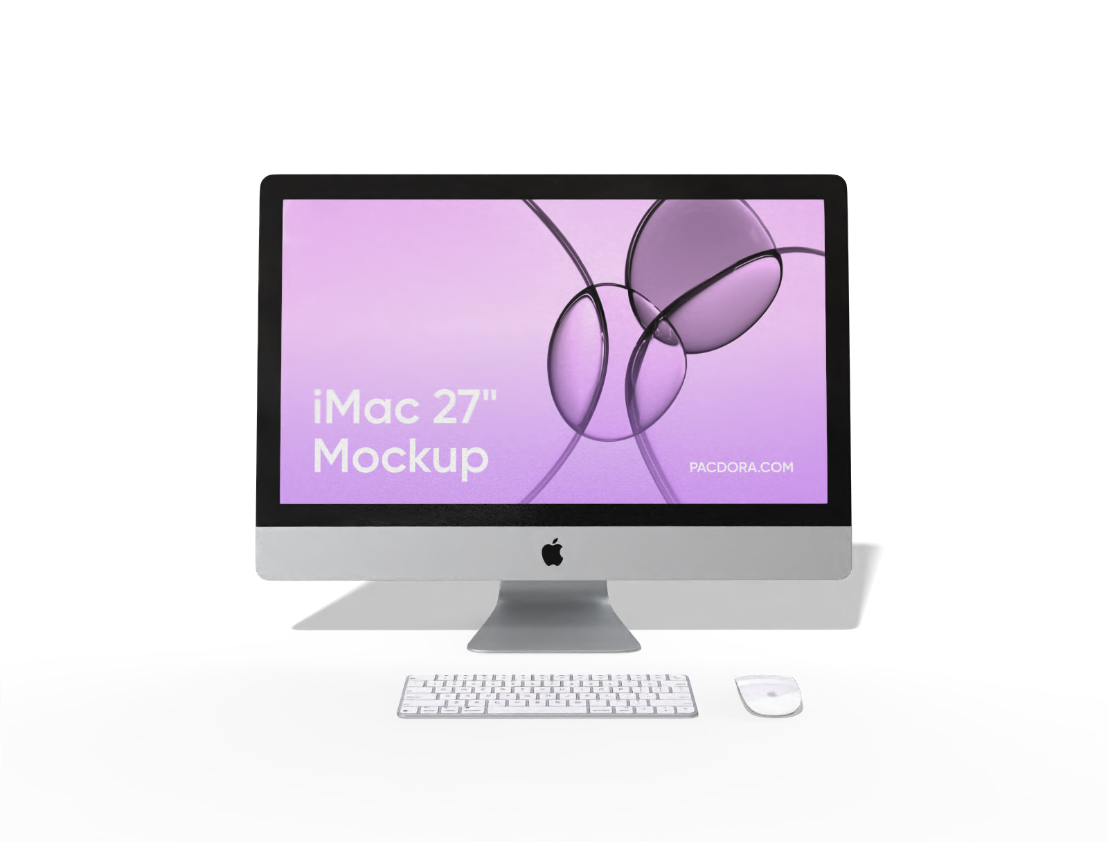 iMac 27 Inch mockup
