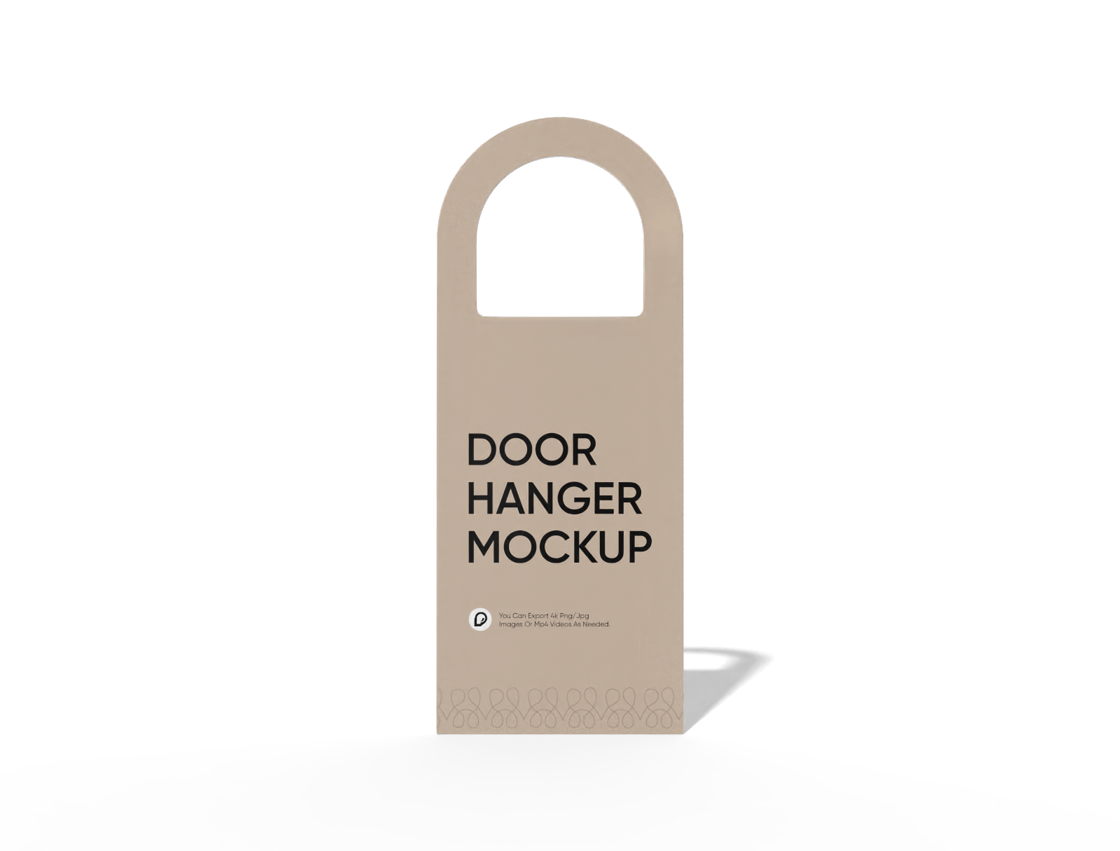 Door hanger mockup