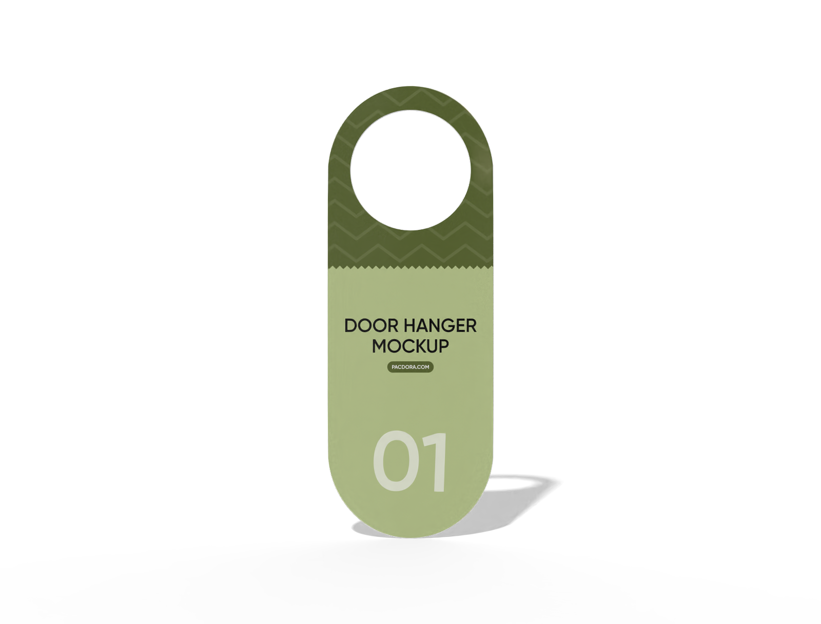 Door hanger mockup