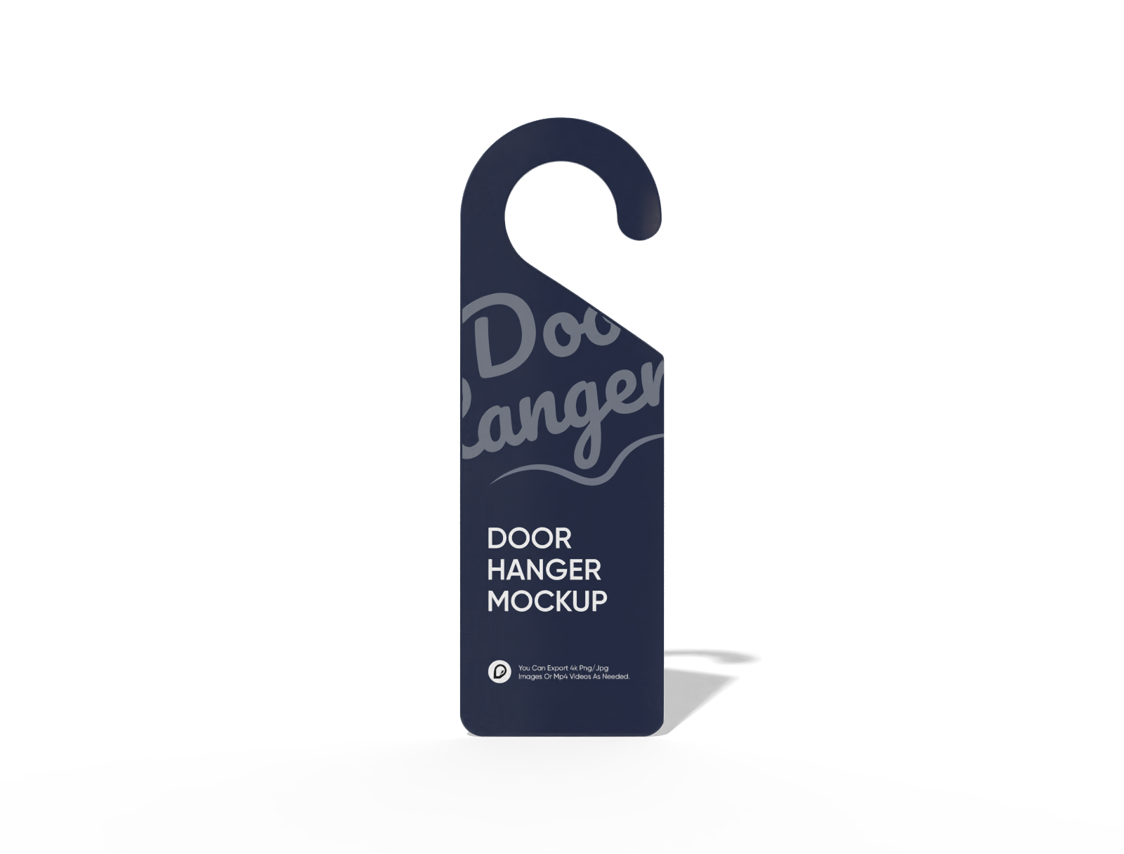 Door hanger mockup