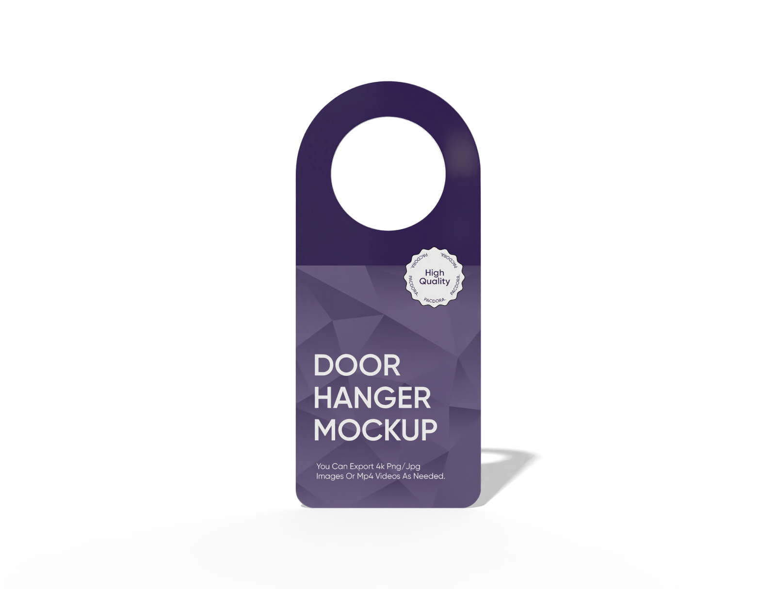 Door hanger mockup