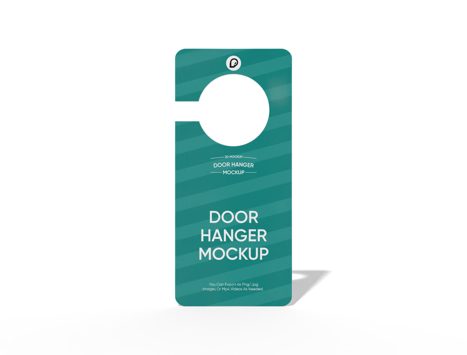 Door hanger mockup