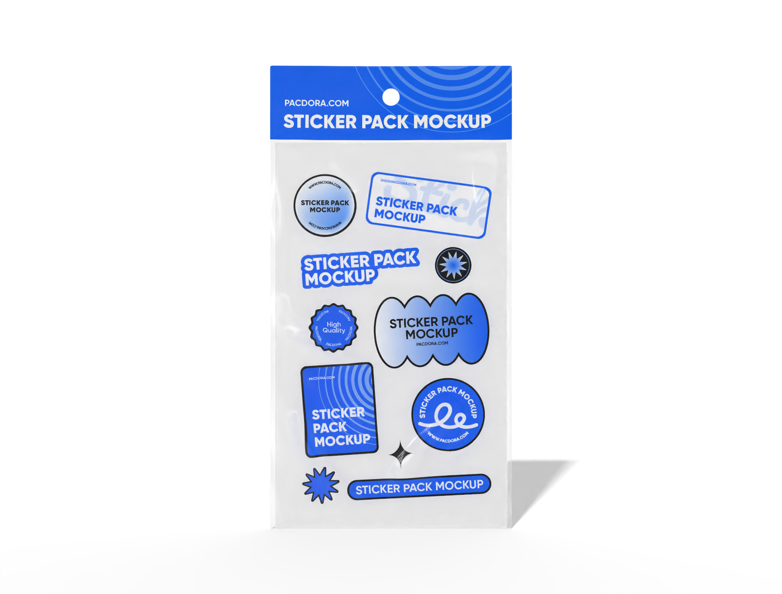 Sticker pack mockup