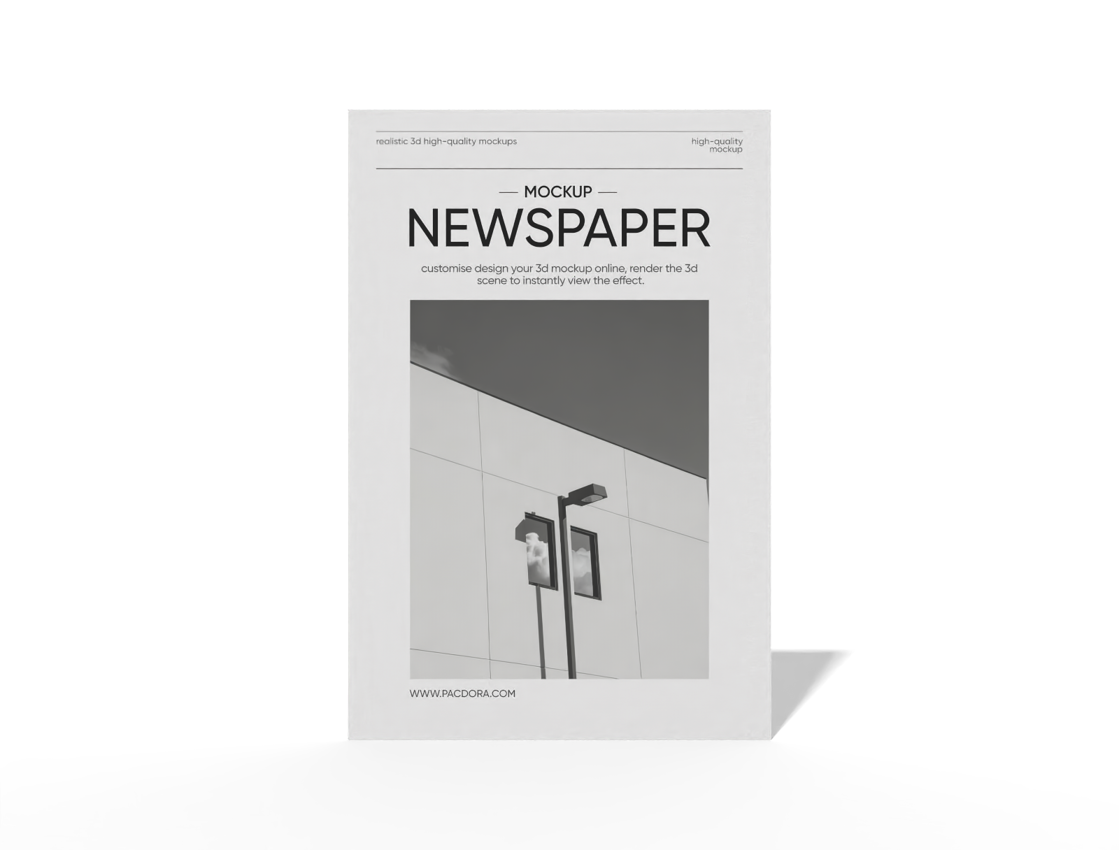 Newspaper mockup