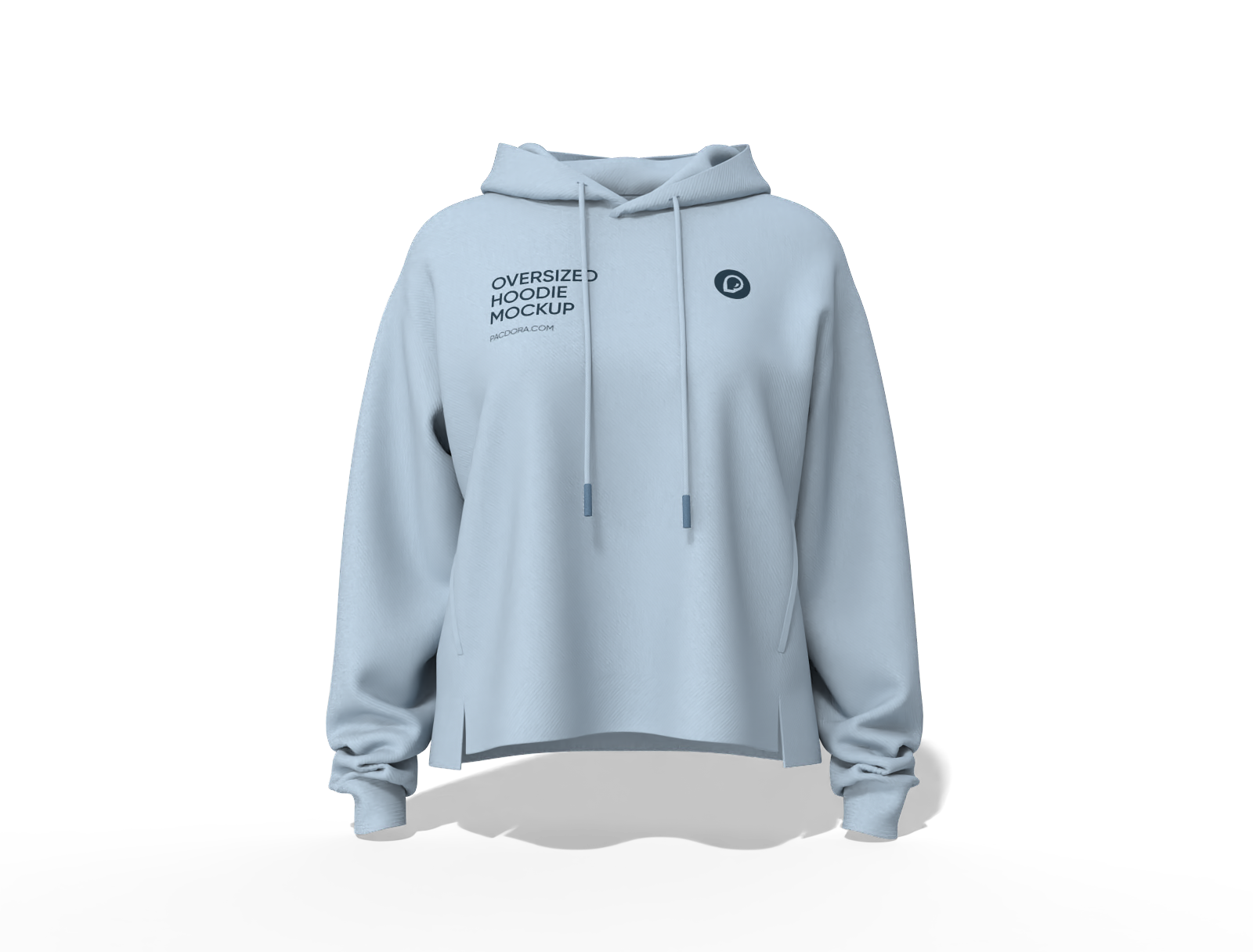 Oversized hoodie mockup