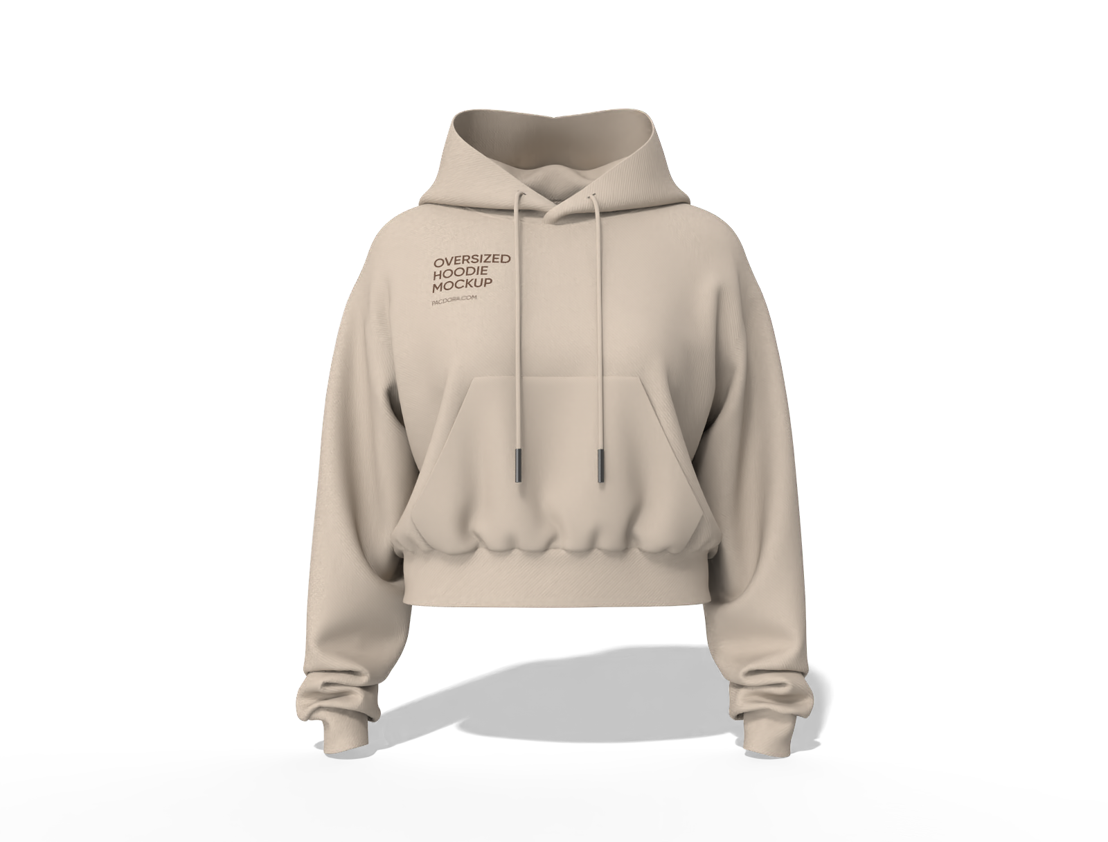 Oversized hoodie mockup