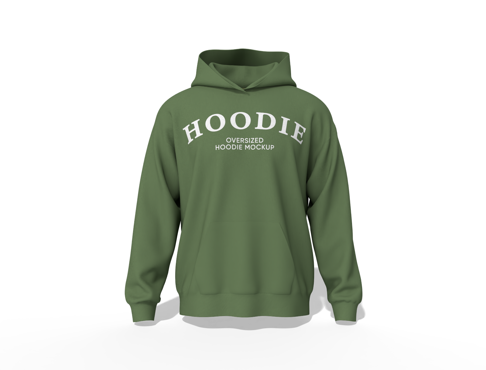 Oversized hoodie mockup