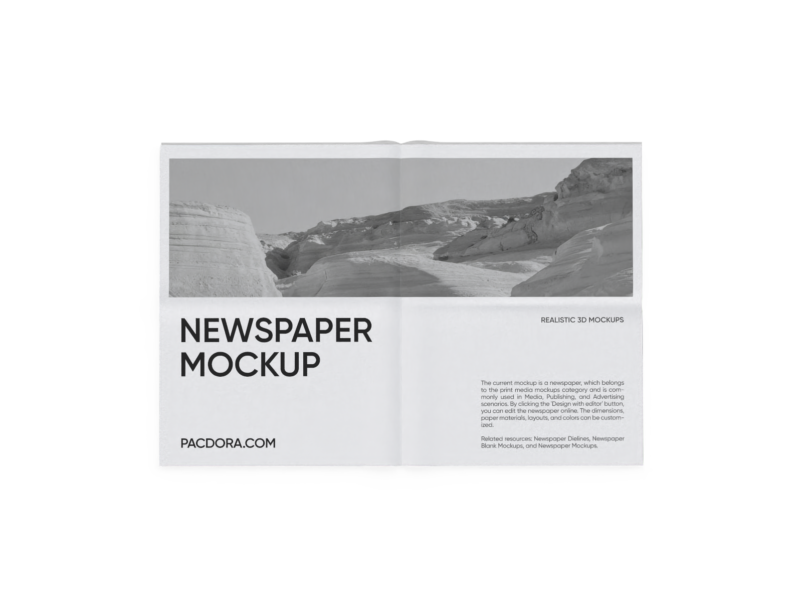 Newspaper mockup Newspaper mockup