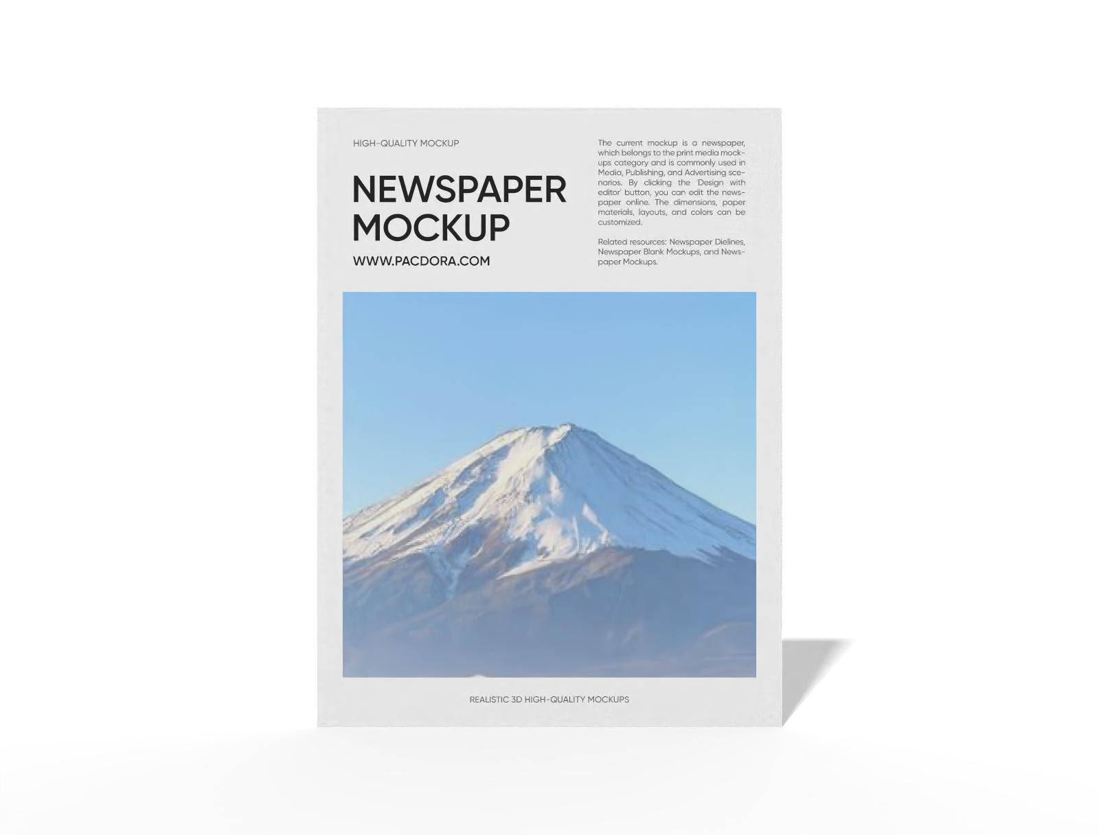 Newspaper for JP mockup