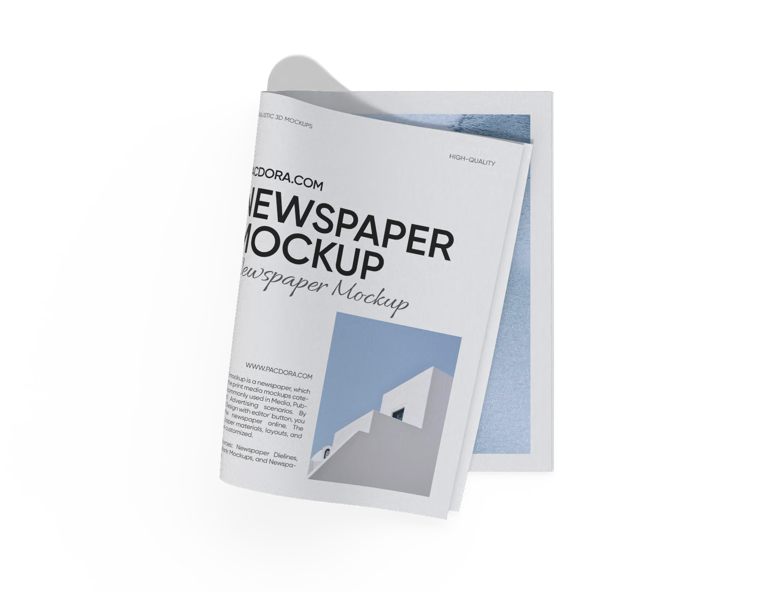 Newspaper mockup