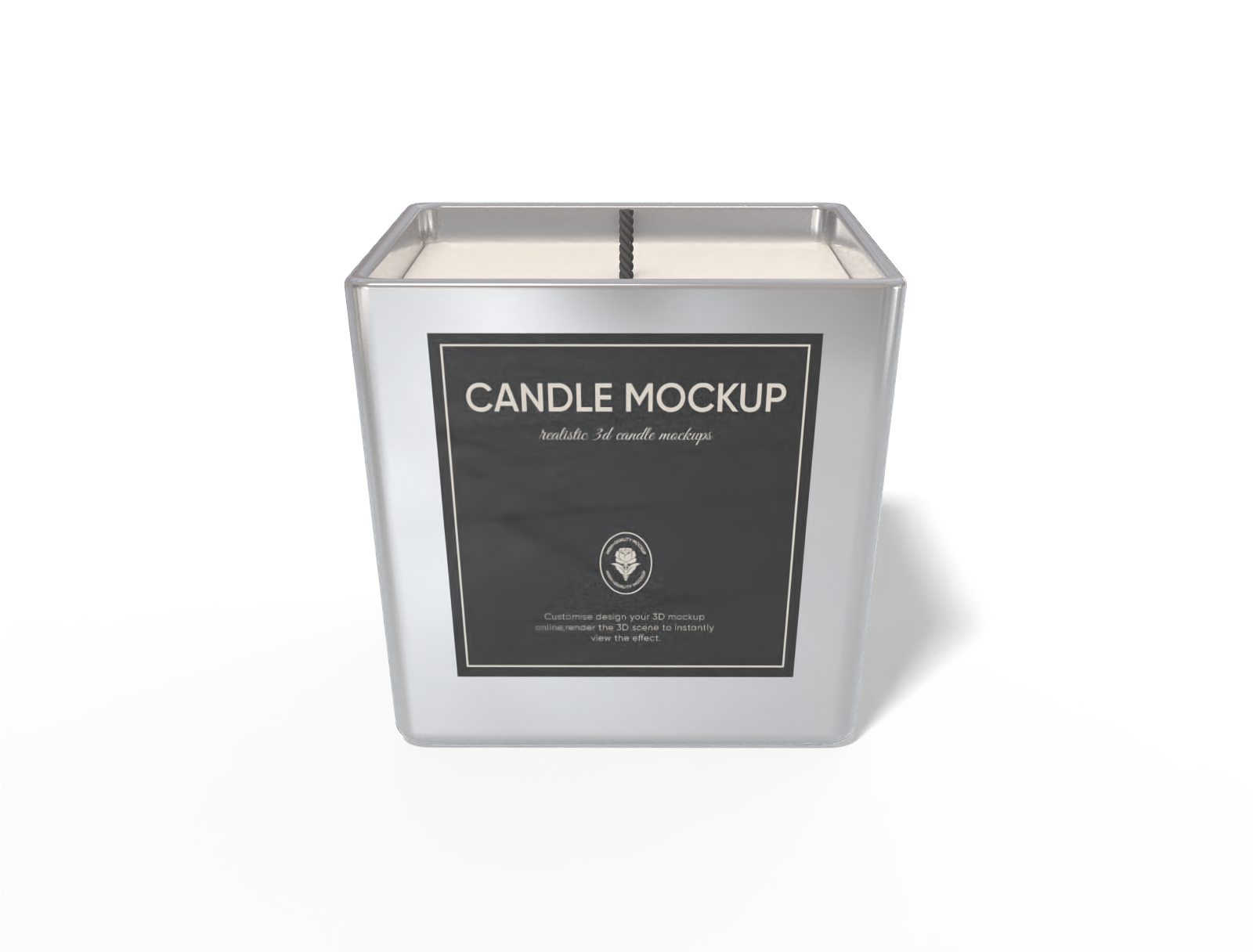 Candle mockup