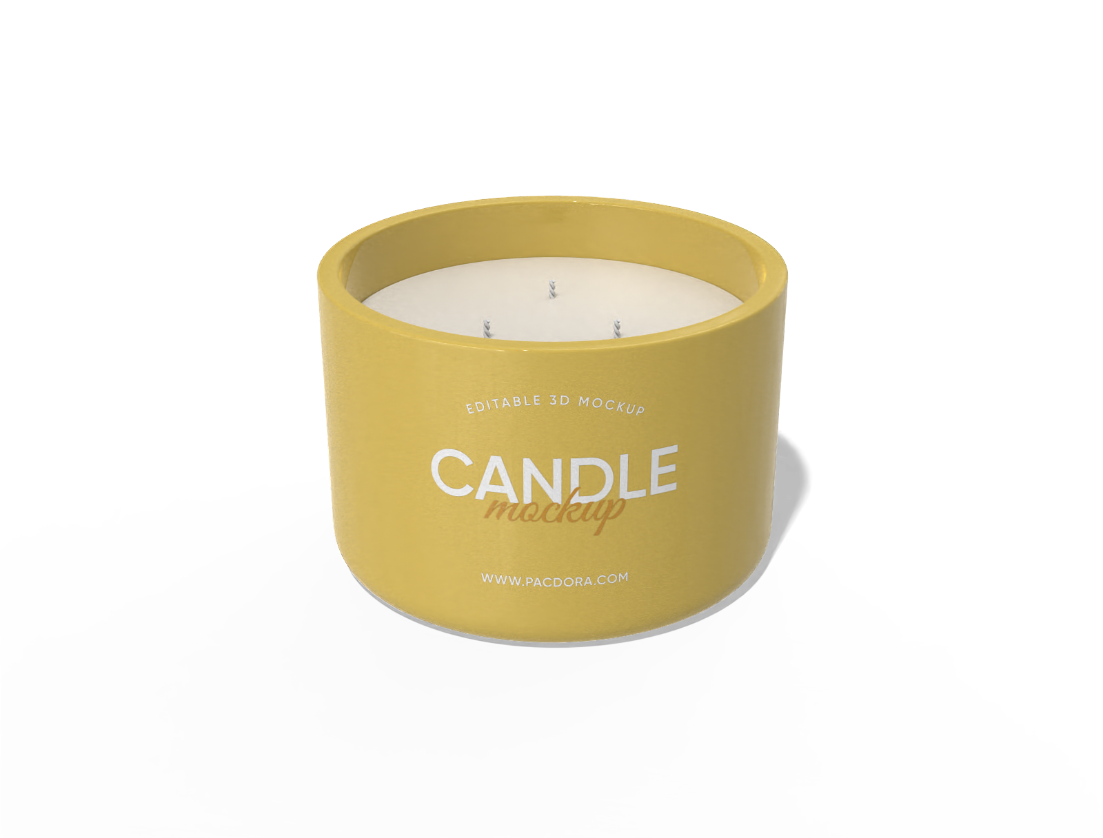 Candle mockup