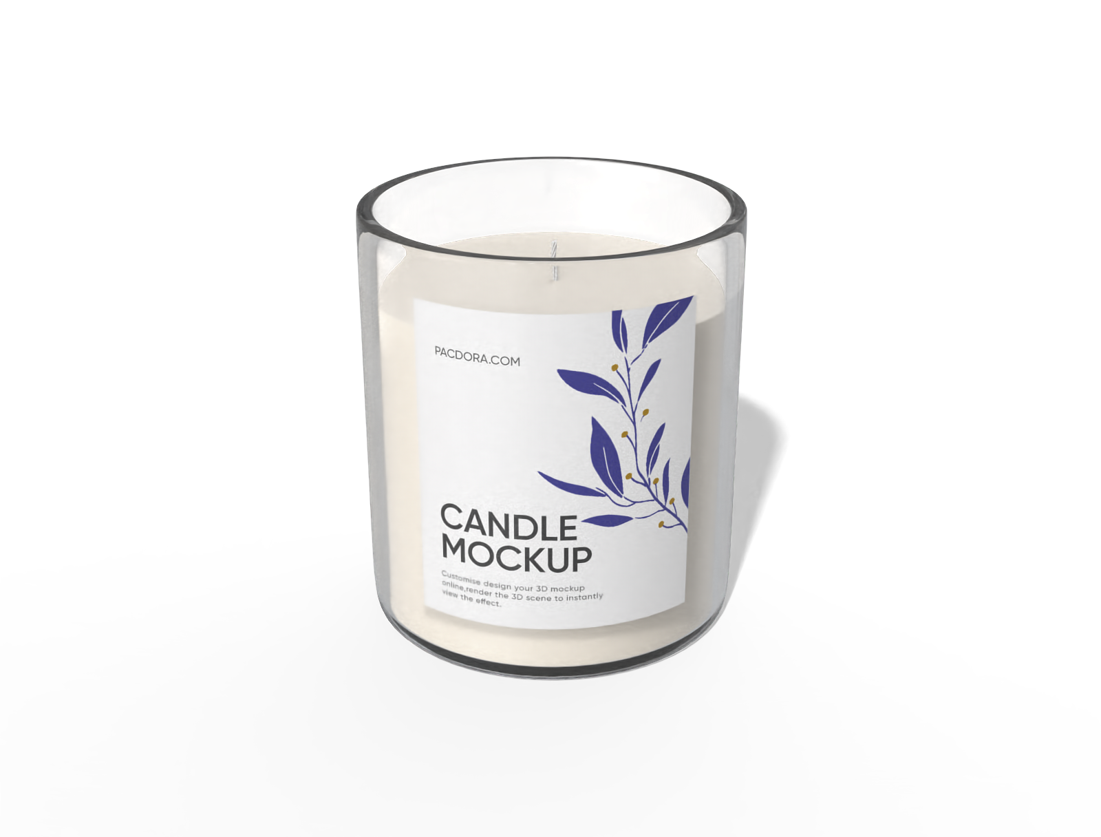Candle mockup