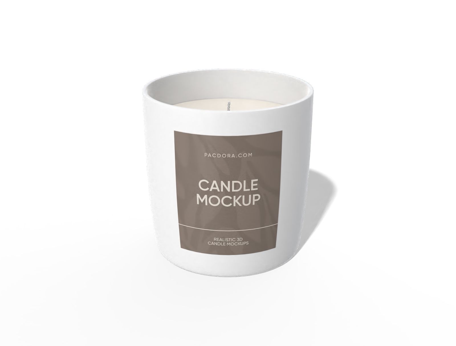 Candle mockup