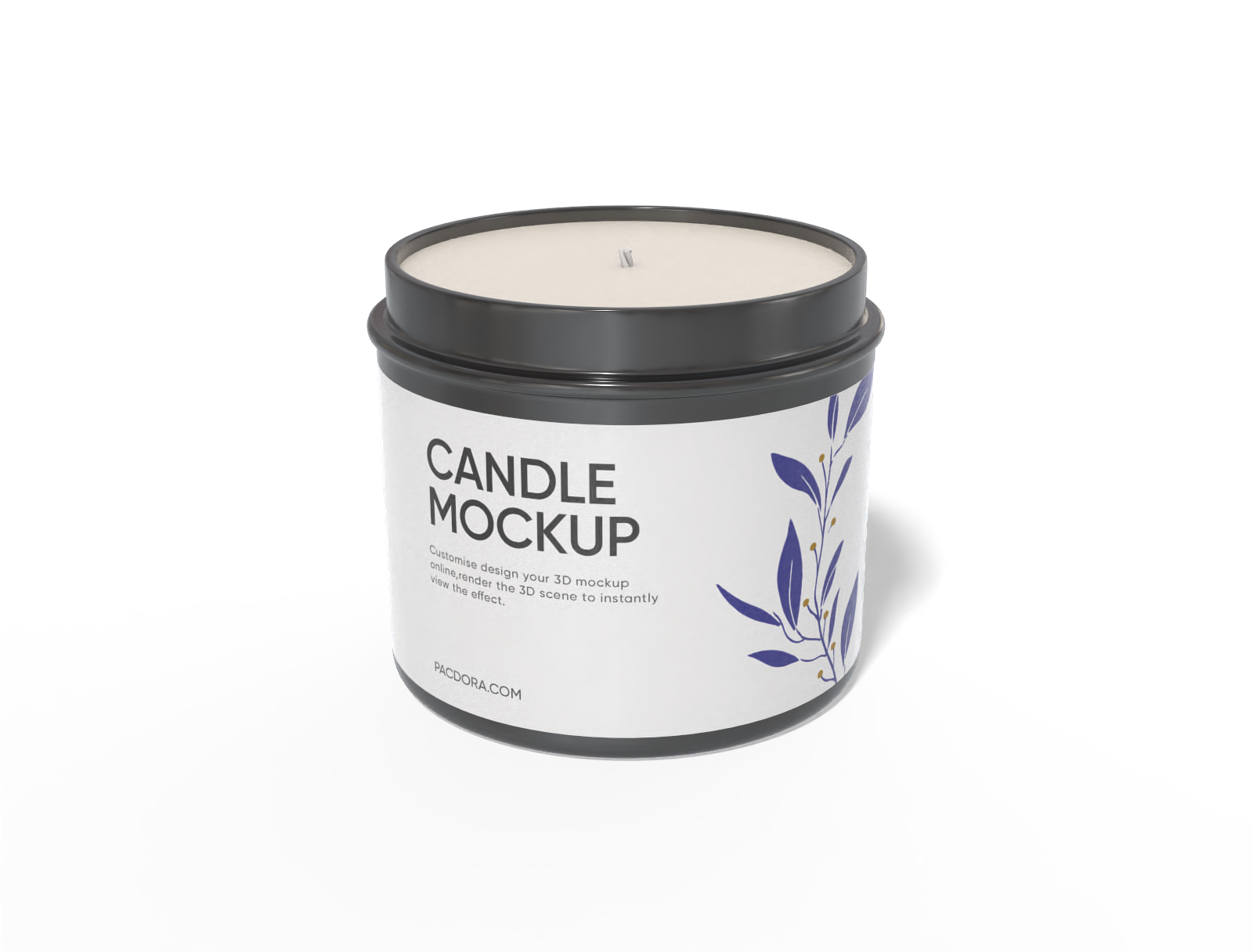 Candle mockup